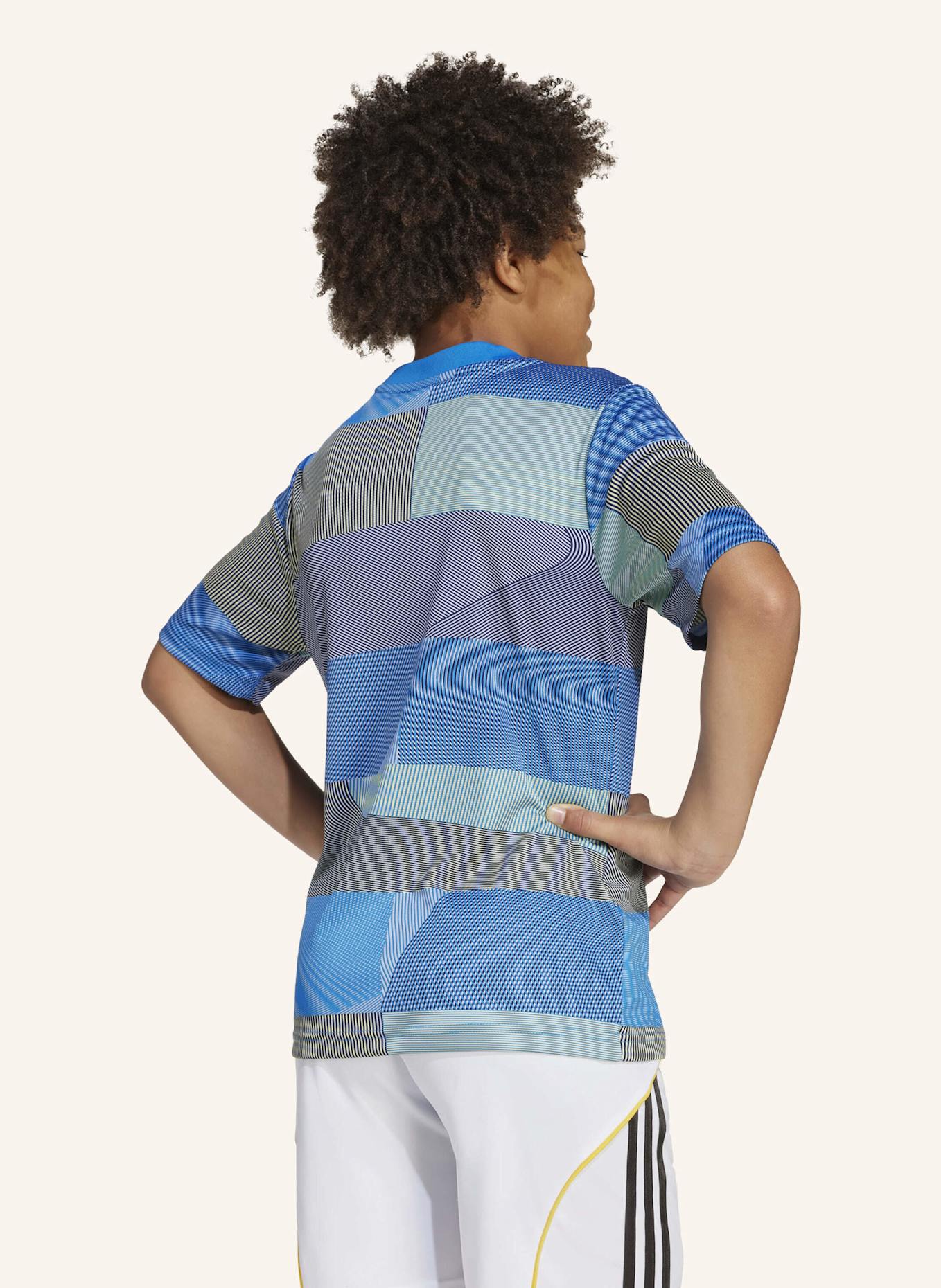 adidas REAL MADRID 25/26 KIDS PRE-MATCH SHIRT: BLAU