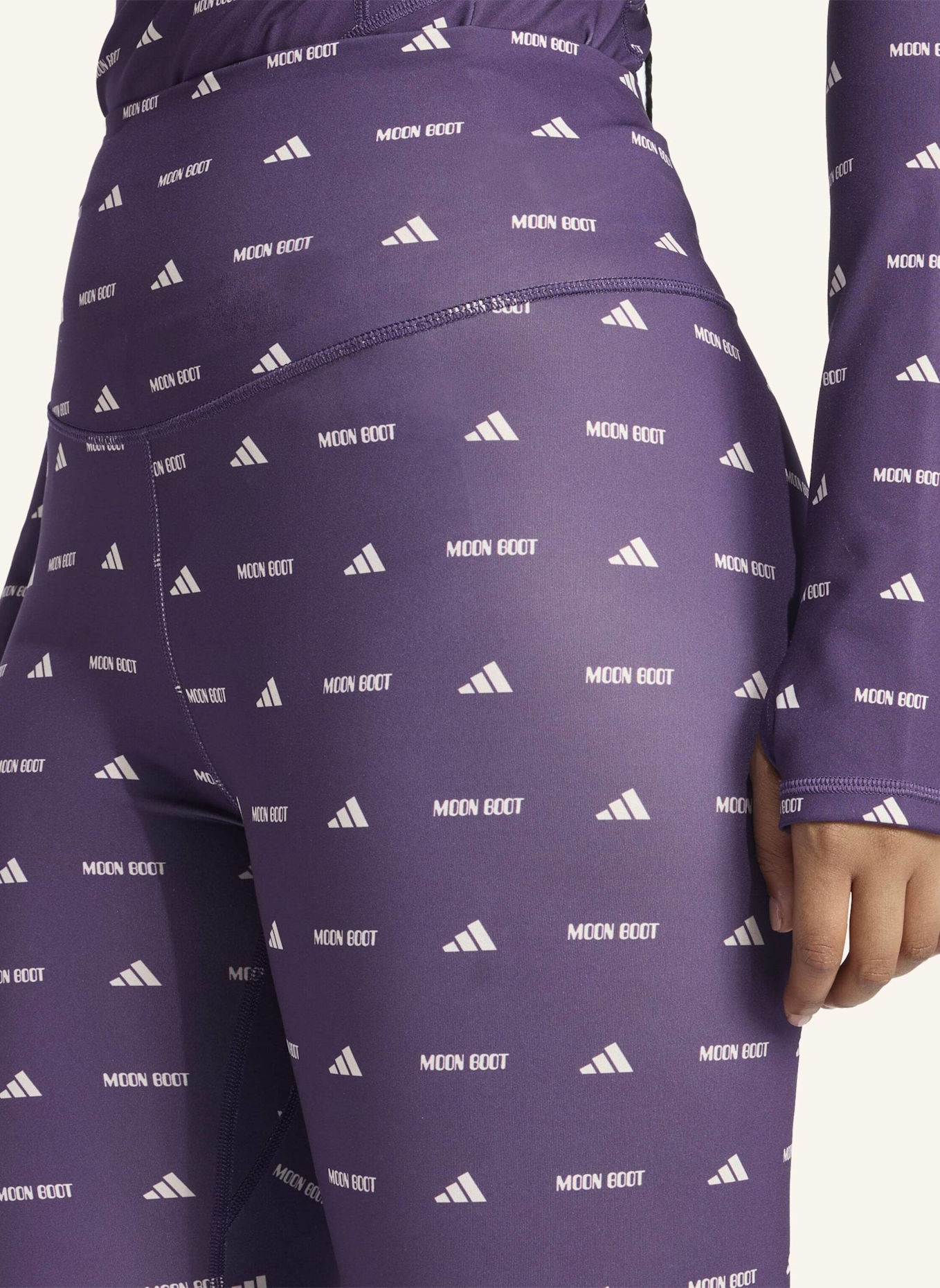 adidas ADIDAS X MOON BOOT LEGGING: LILA/ GRAU