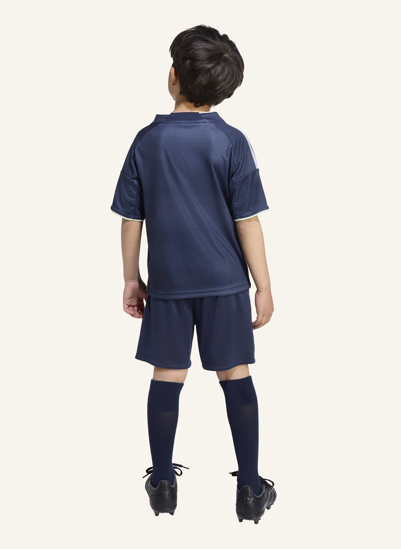 adidas REAL MADRID 25/26 AWAY KIDS MINI KIT: BLAU