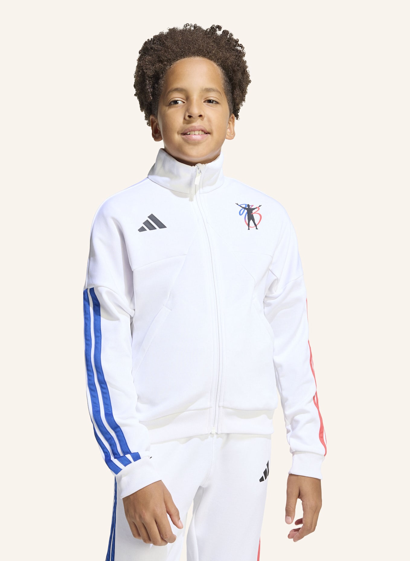 adidas JUDE BELLINGHAM KIDS TRACK TOP: WEISS