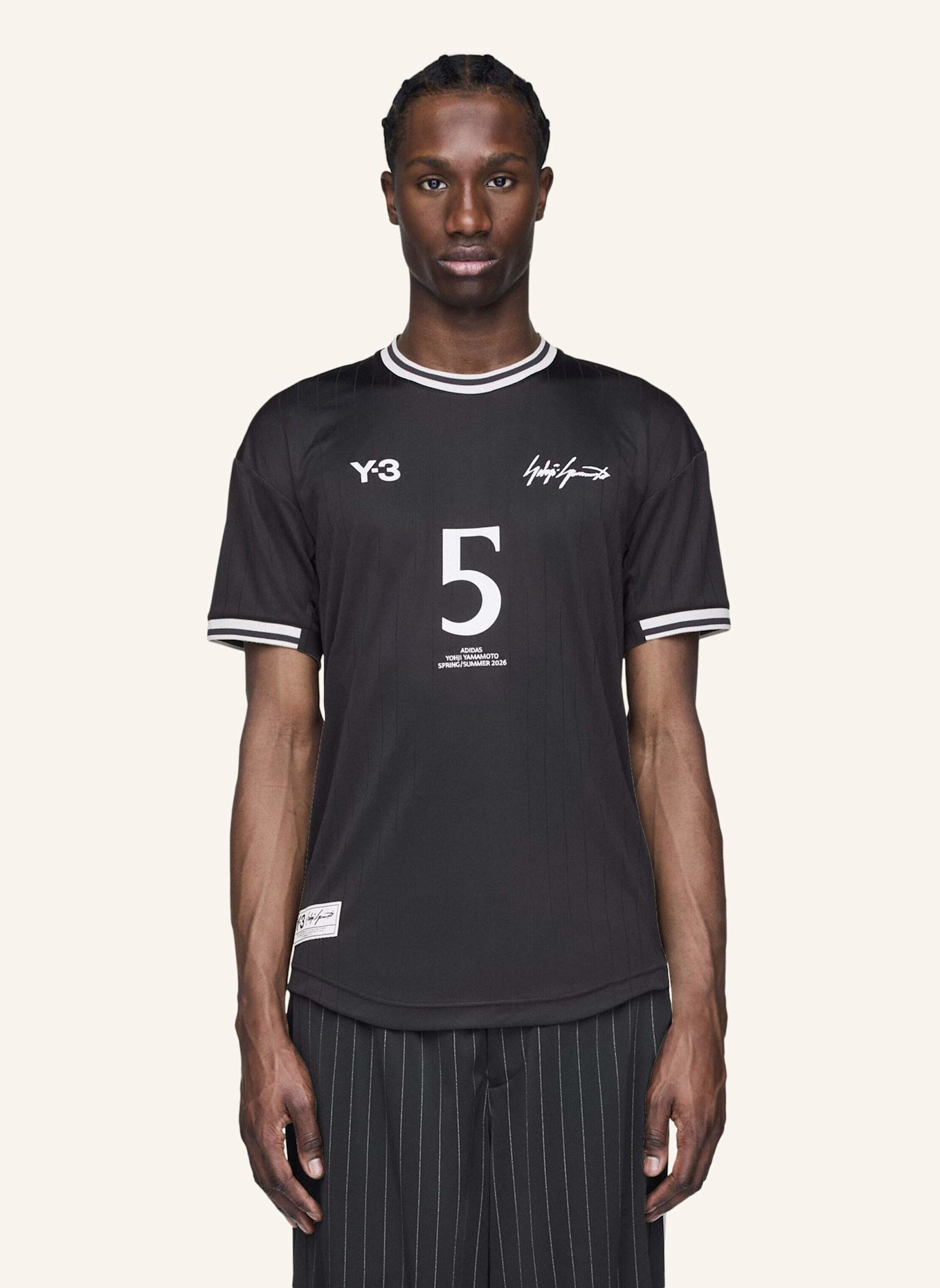 Y-3 Y-3 JUDE BELLINGHAM FUSSBALLTRIKOT, KURZÄRMELIG: SCHWARZ