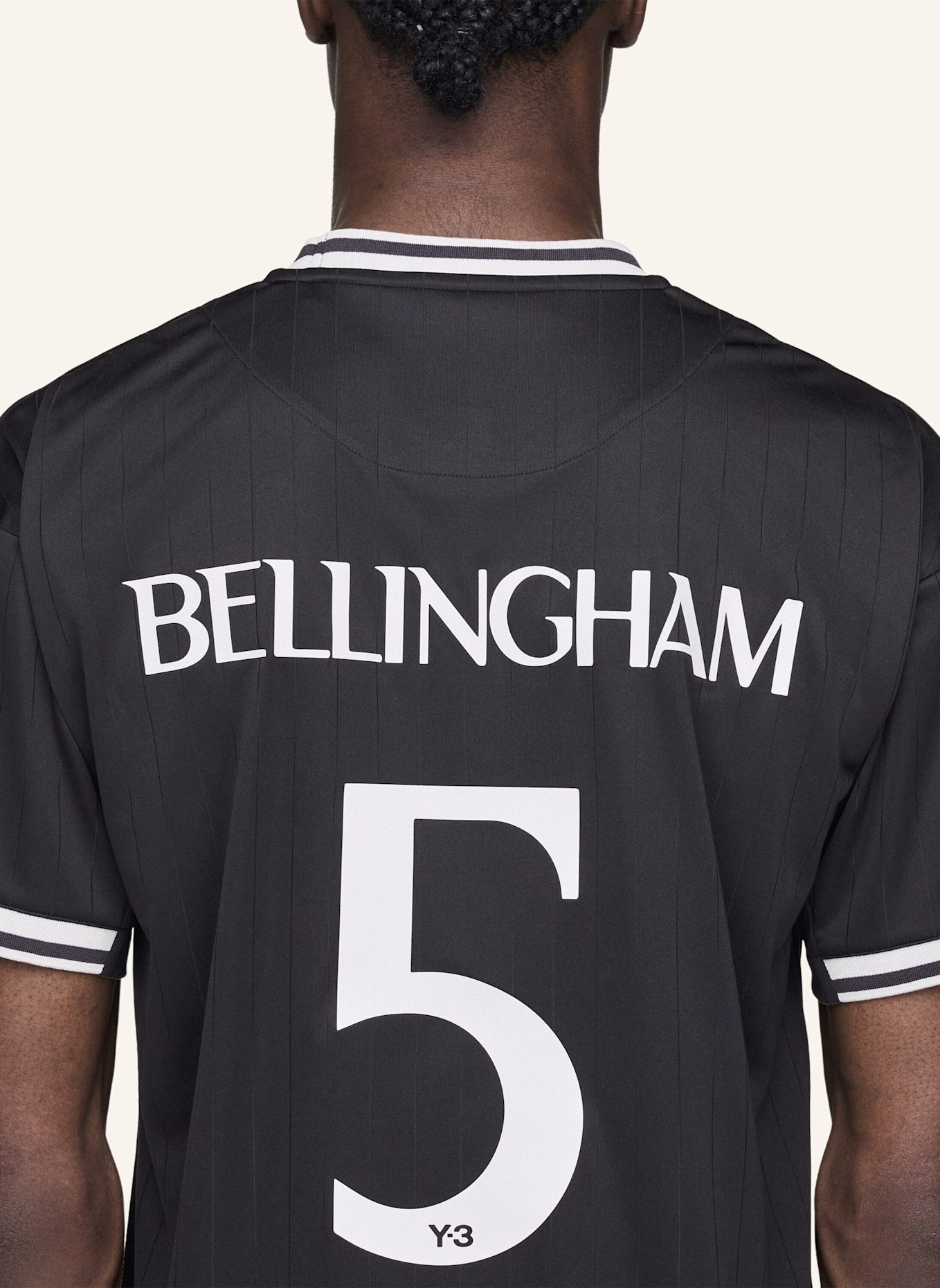Y-3 Y-3 JUDE BELLINGHAM FUSSBALLTRIKOT, KURZÄRMELIG: SCHWARZ