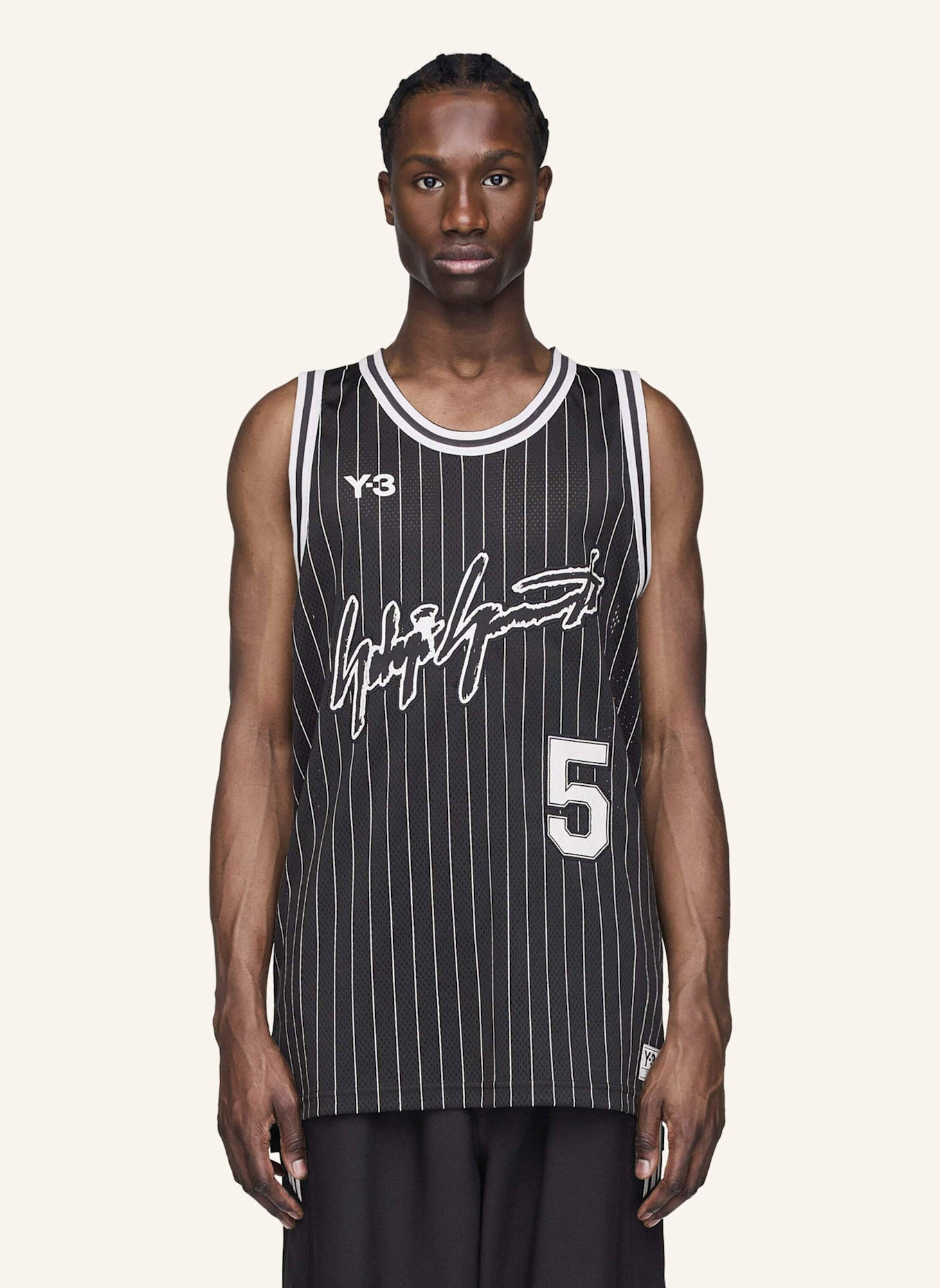 Y-3 Y-3 ANTHONY EDWARDS BASKETBALLTRIKOT: SCHWARZ