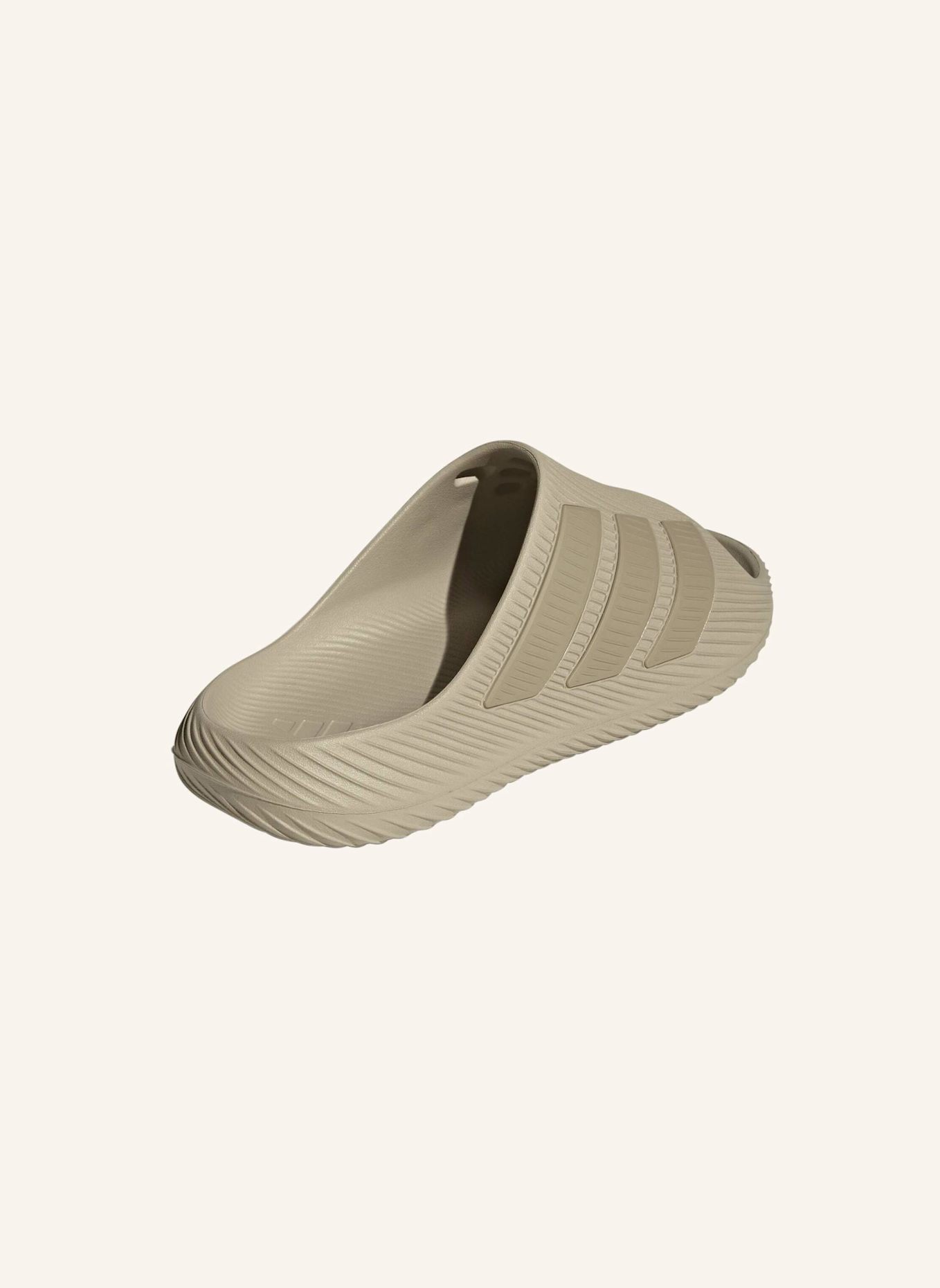 adidas PURECHILL SLIDES: BEIGE/ GOLD