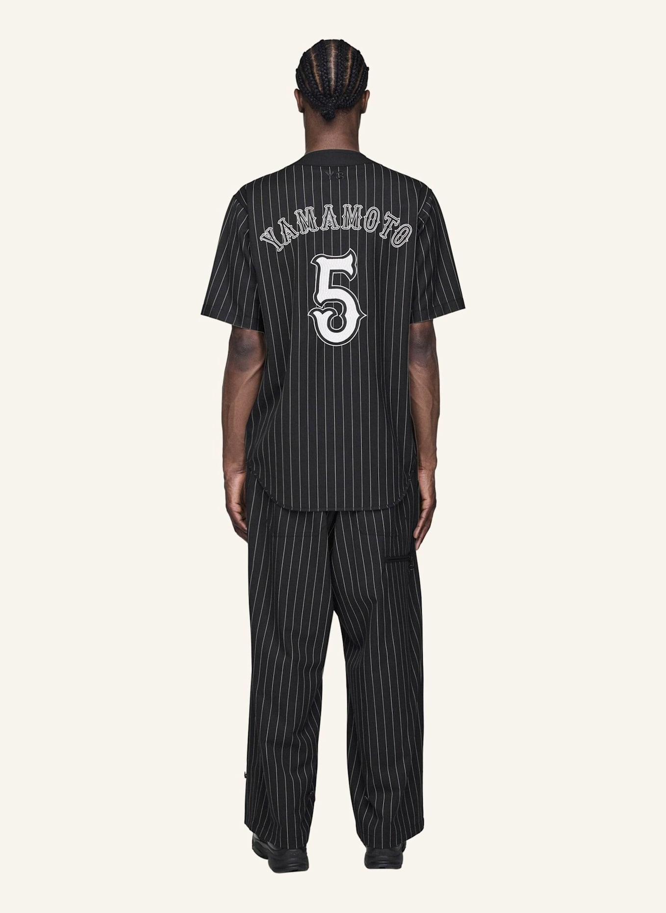 Y-3 Y-3 ELITE 5 BASEBALL SHIRT: SCHWARZ