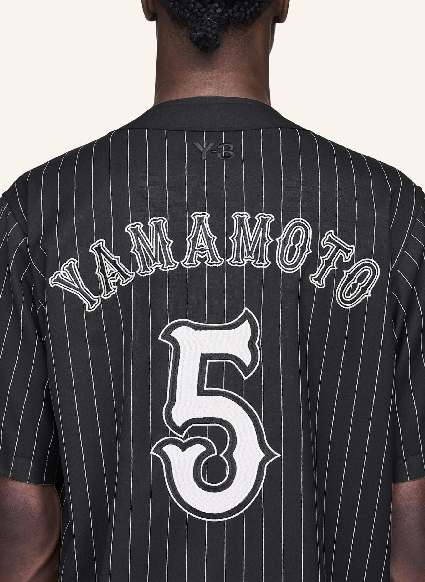 Y-3 Y-3 ELITE 5 BASEBALL SHIRT: SCHWARZ