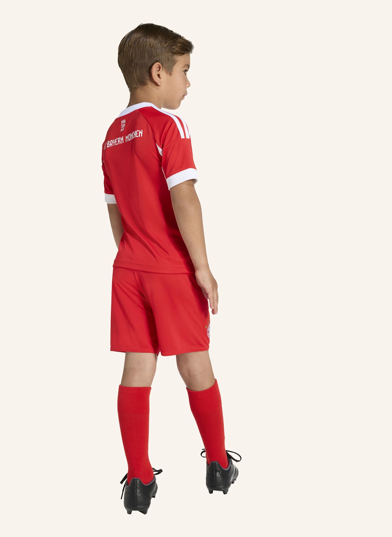 adidas FC BAYERN MÜNCHEN 25/26 KIDS MINI-HEIMAUSRÜSTUNG: ROT