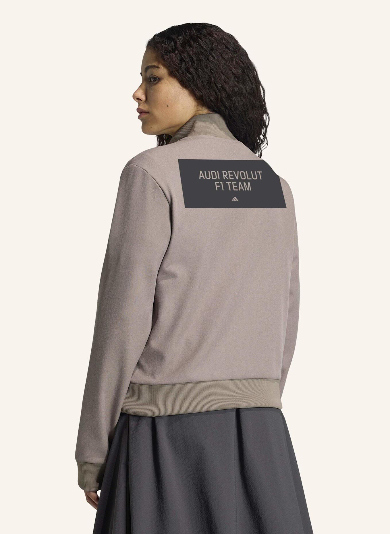 adidas AUDI REVOLUT F1 TEAM ELEVATED TRAININGSJACKE: BRAUN/ ROT