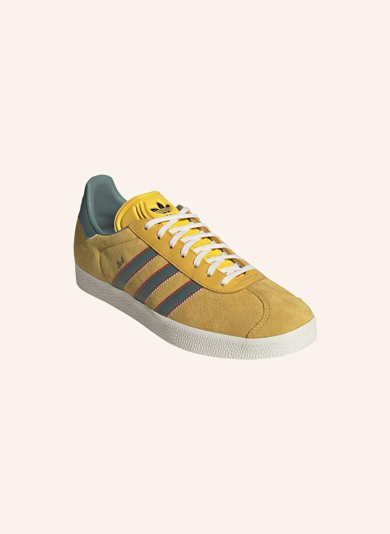 adidas Originals ADIDAS GAZELLE SCHUH: GOLD/ ROT