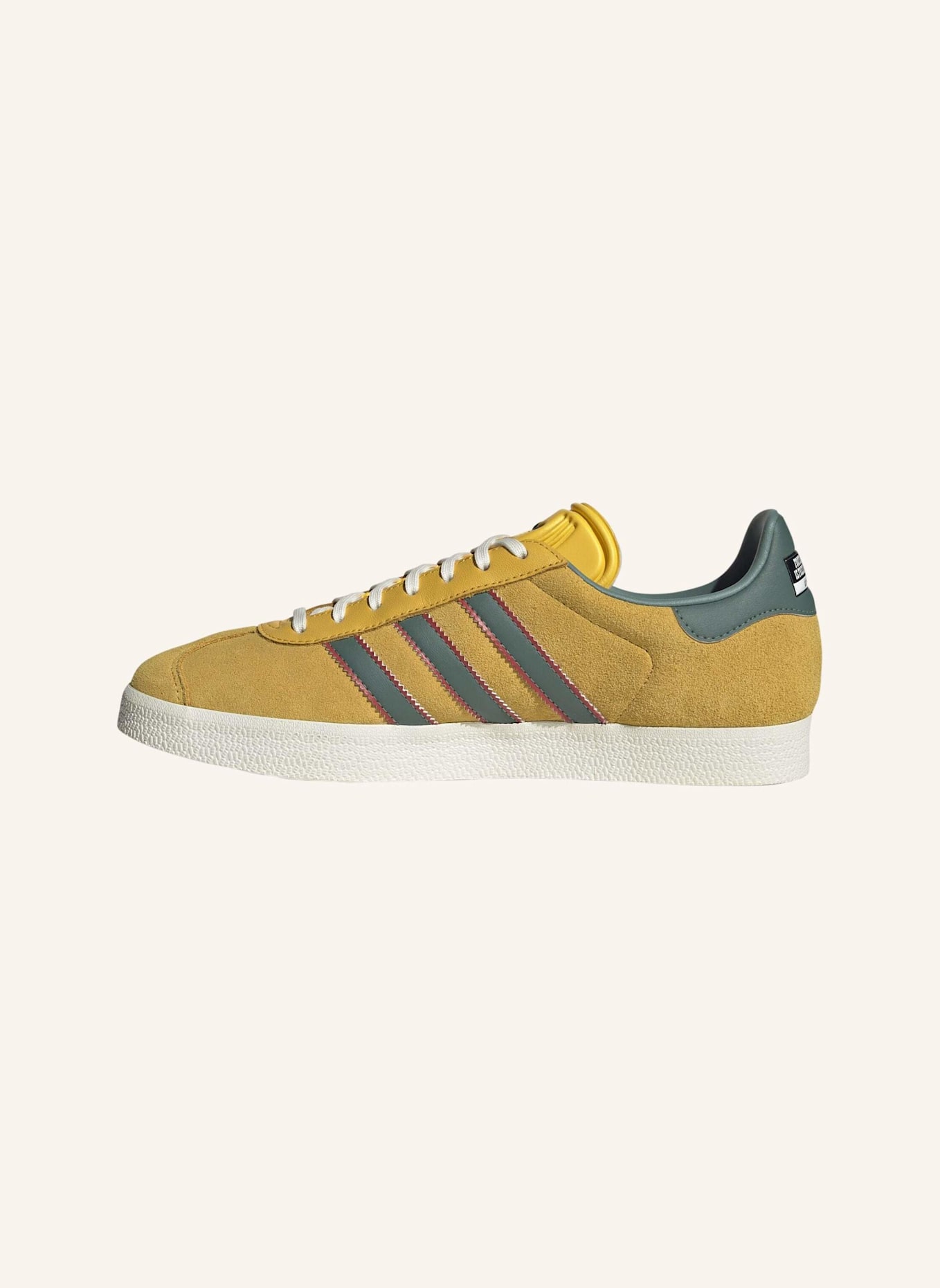 adidas Originals ADIDAS GAZELLE SCHUH: GOLD/ ROT