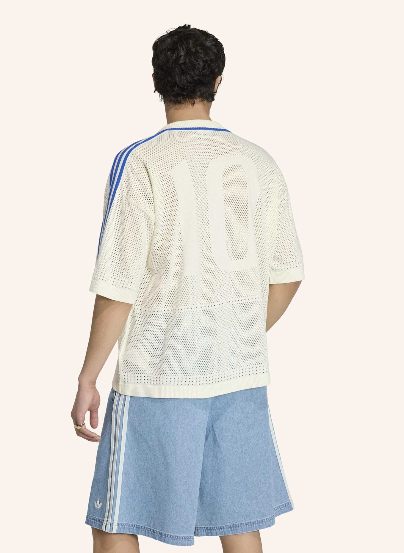 adidas Originals RESORT HEMD, GEWIRKTES MATERIAL: WEISS