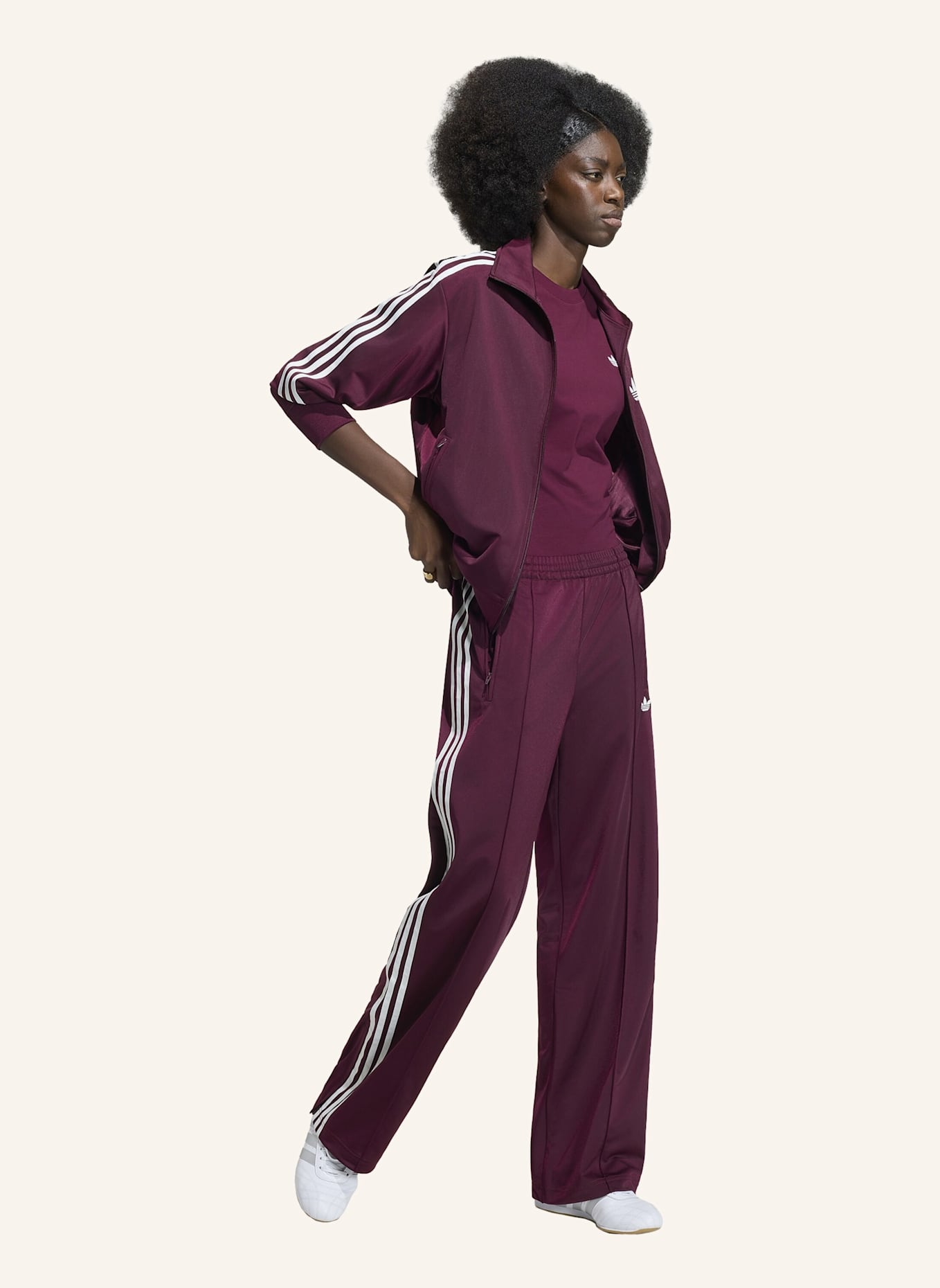 adidas Originals FIREBIRD ADICOLOR TRAININGSHOSE, LOCKER GESCHNITTEN: ROT