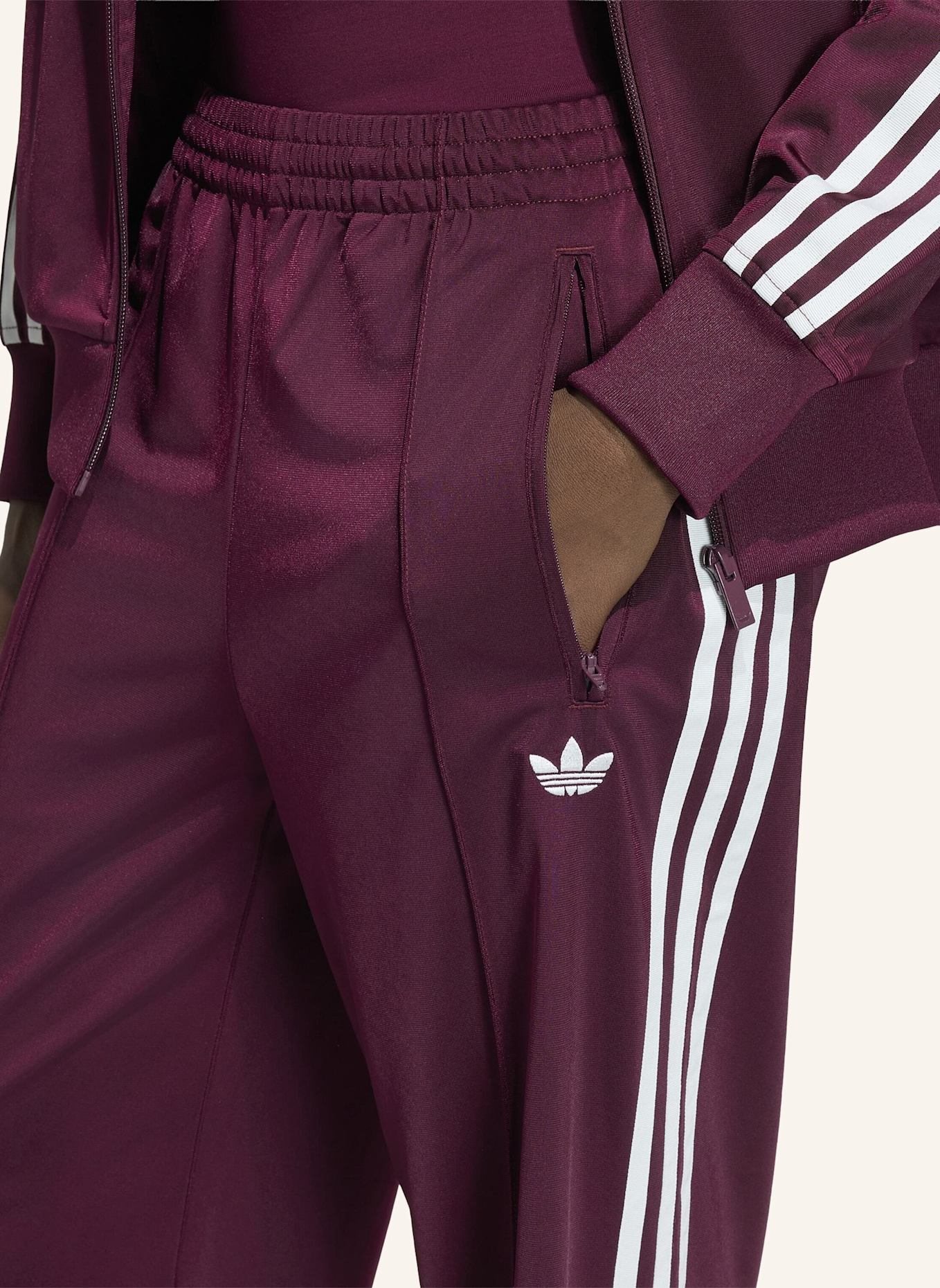 adidas Originals FIREBIRD ADICOLOR TRAININGSHOSE, LOCKER GESCHNITTEN: ROT