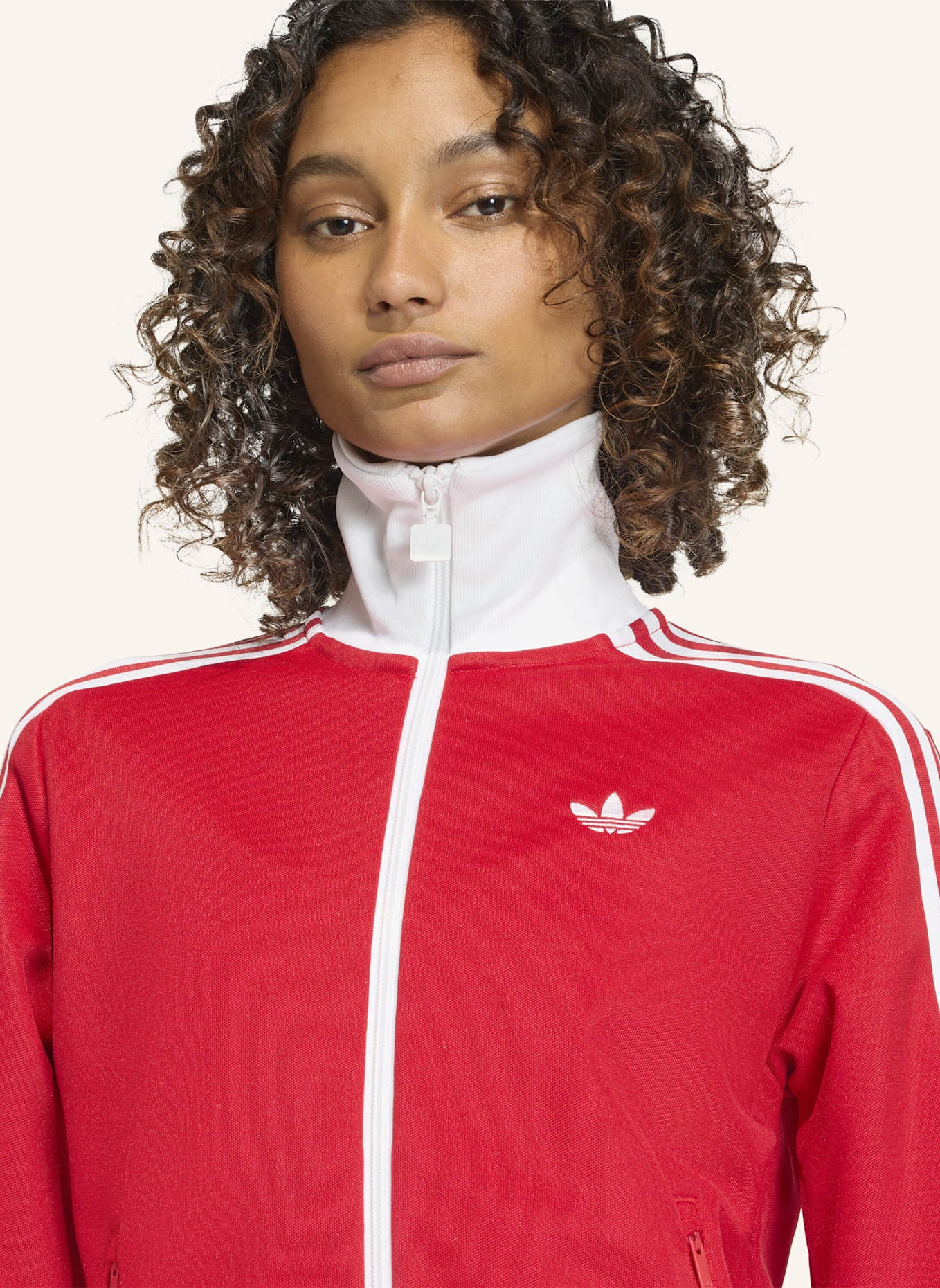 adidas Originals Trainingsjacke CLASSIC TRACK TOP: ROT/ WEISS