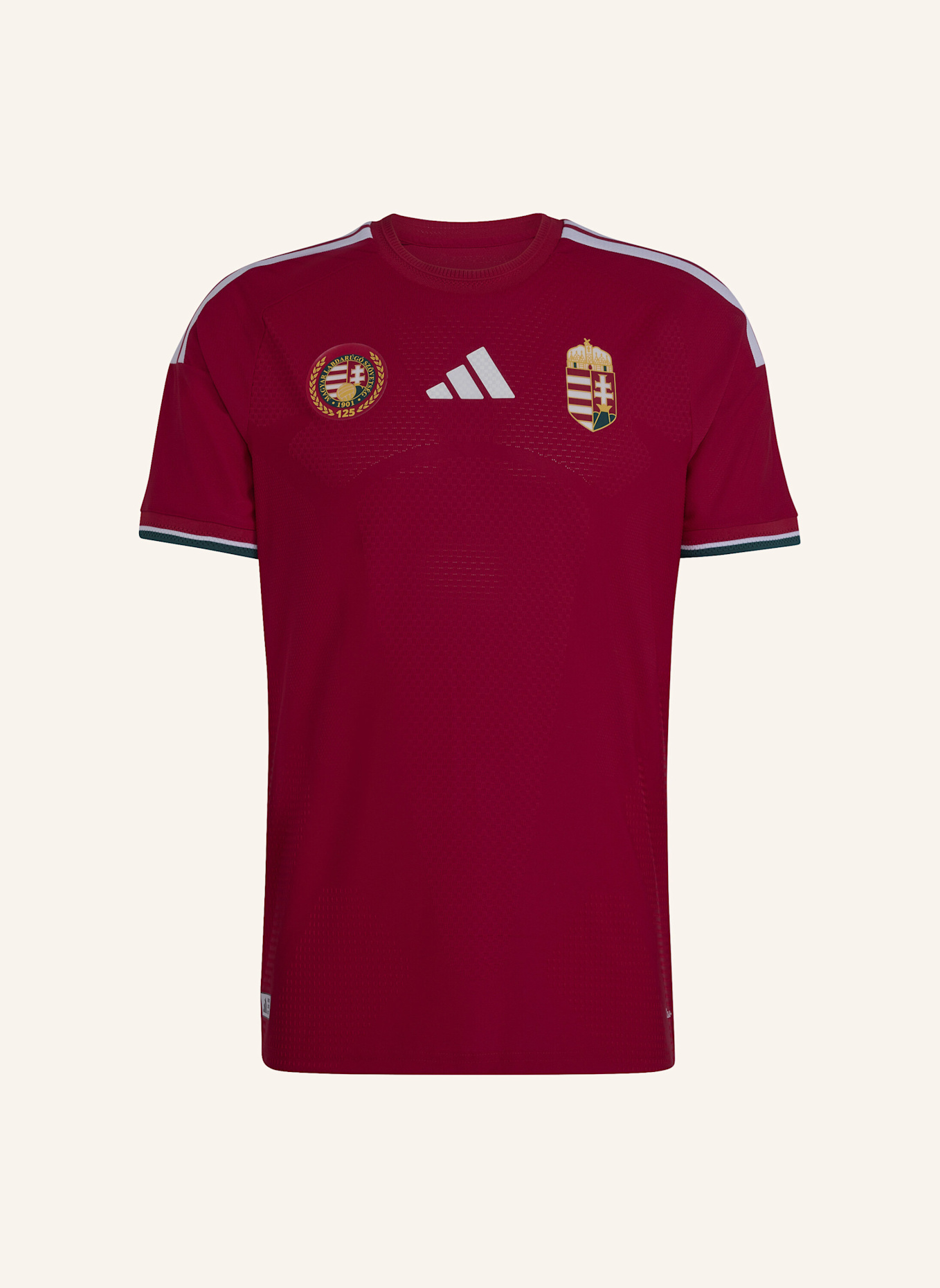 adidas UNGARN 26 AUTHENTIC HEIMTRIKOT: ROT