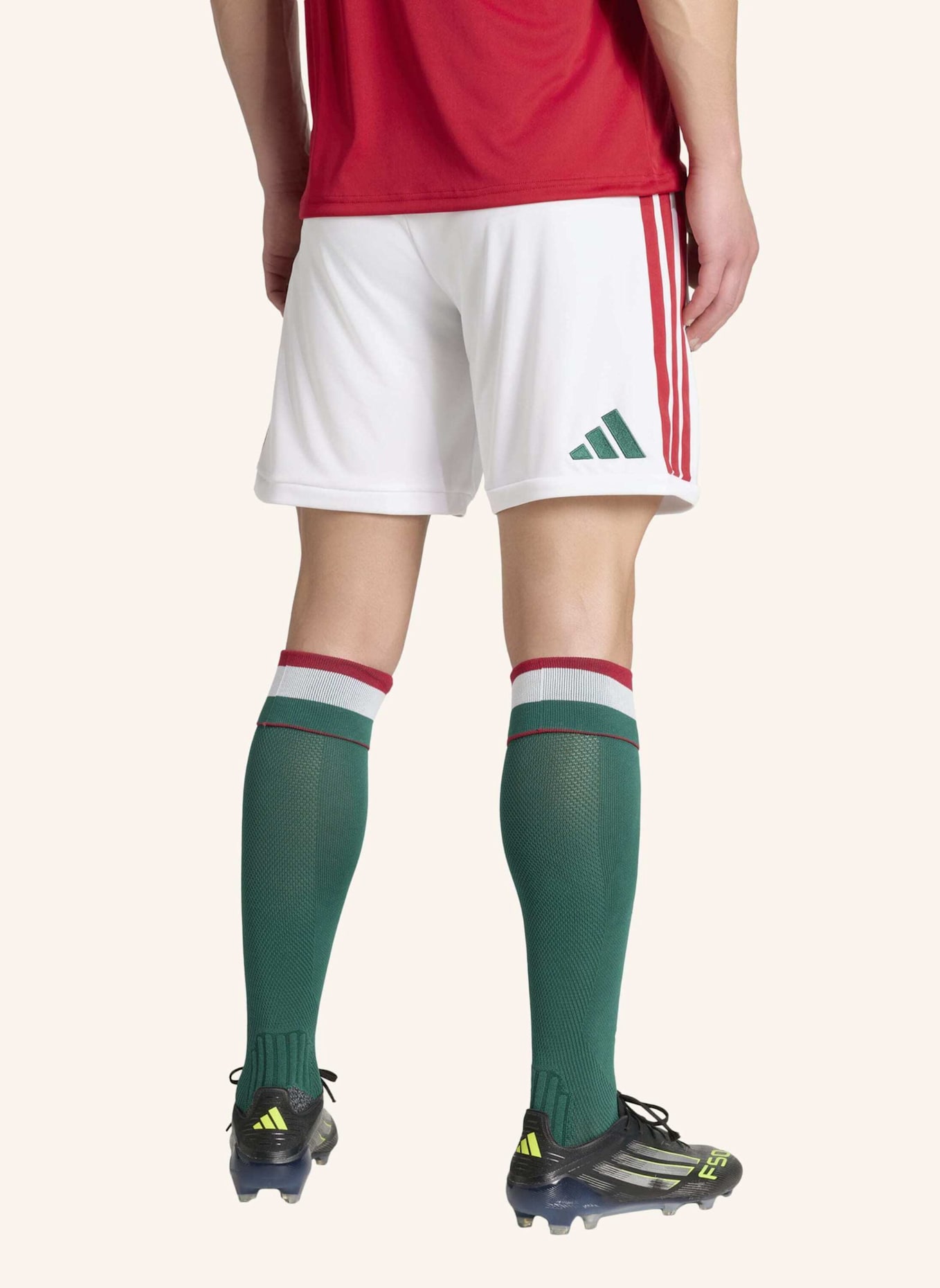 adidas UNGARN 26 HEIMSHORTS: WEISS