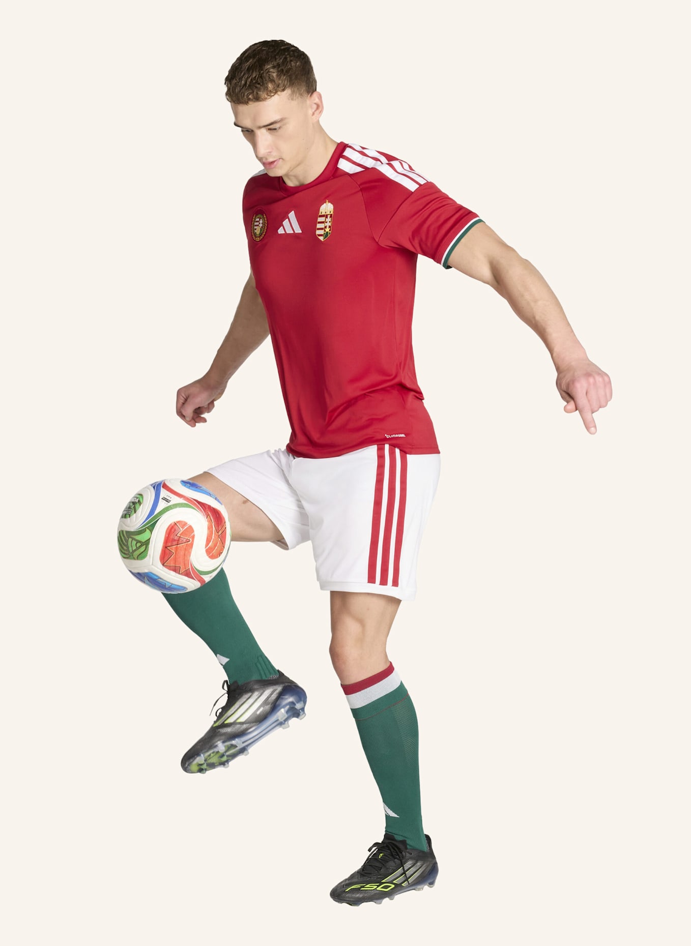 adidas UNGARN 26 HEIMSHORTS: WEISS