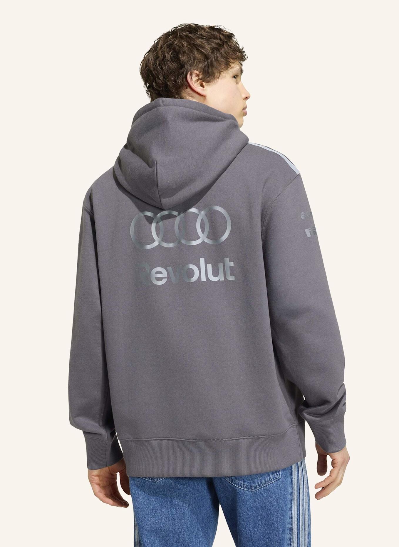 adidas AUDI REVOLUT F1 TEAM DRIVER HOODIE: GRAU