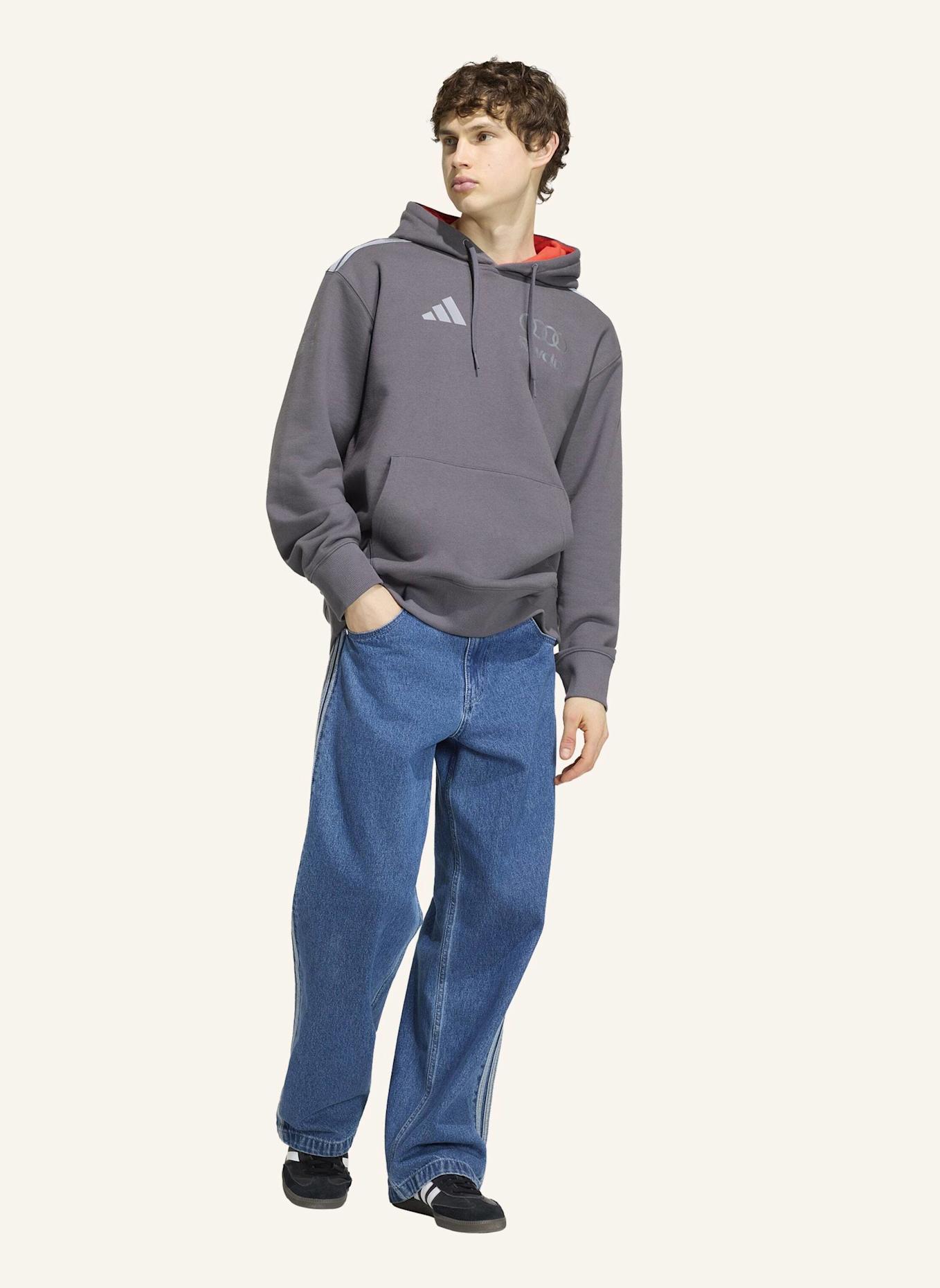 adidas AUDI REVOLUT F1 TEAM DRIVER HOODIE: GRAU