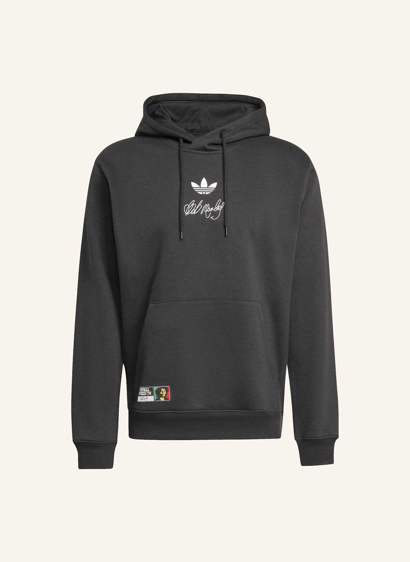 adidas BOB MARLEY ORIGINALS HOODIE: SCHWARZ