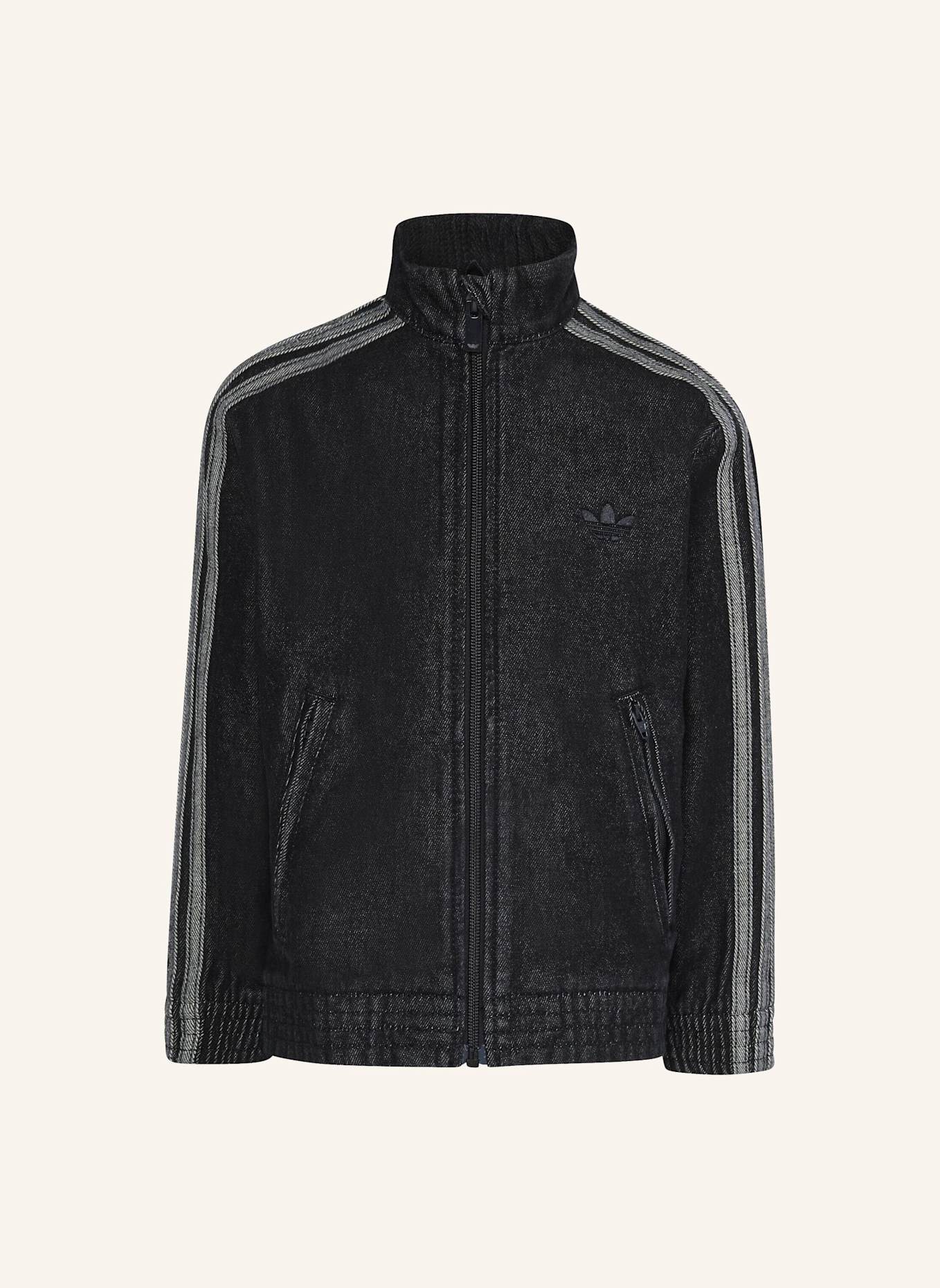 adidas Originals FIREBIRD DENIM TRAININGSJACKE: SCHWARZ