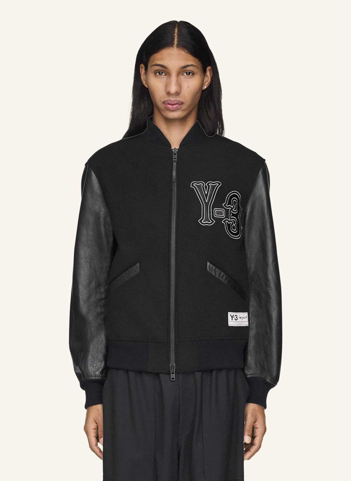 Y-3 Y-3 COLLEGE JACKE: SCHWARZ