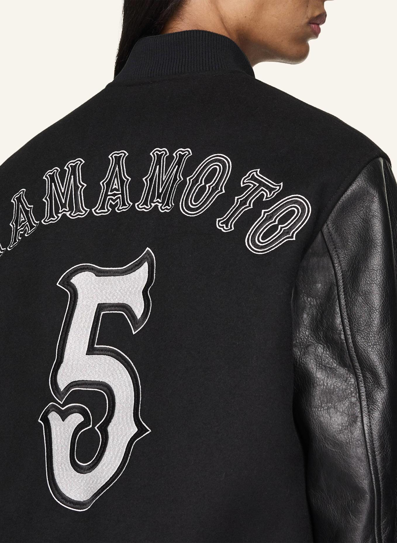 Y-3 Y-3 COLLEGE JACKE: SCHWARZ