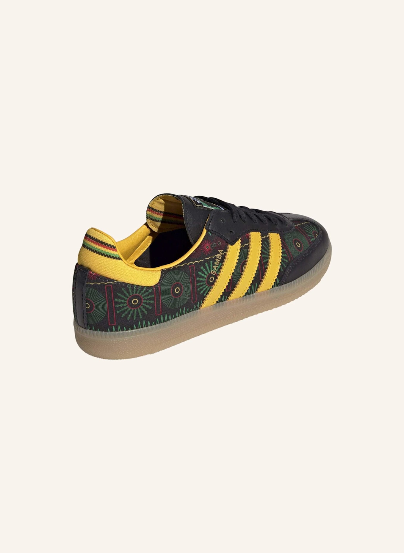 adidas Originals SAMBA OG JAMAIKA X BOB MARLEY SCHUH: SCHWARZ/ GOLD