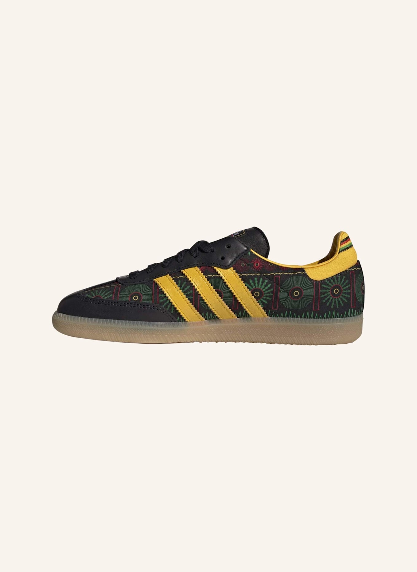 adidas Originals SAMBA OG JAMAIKA X BOB MARLEY SCHUH: SCHWARZ/ GOLD