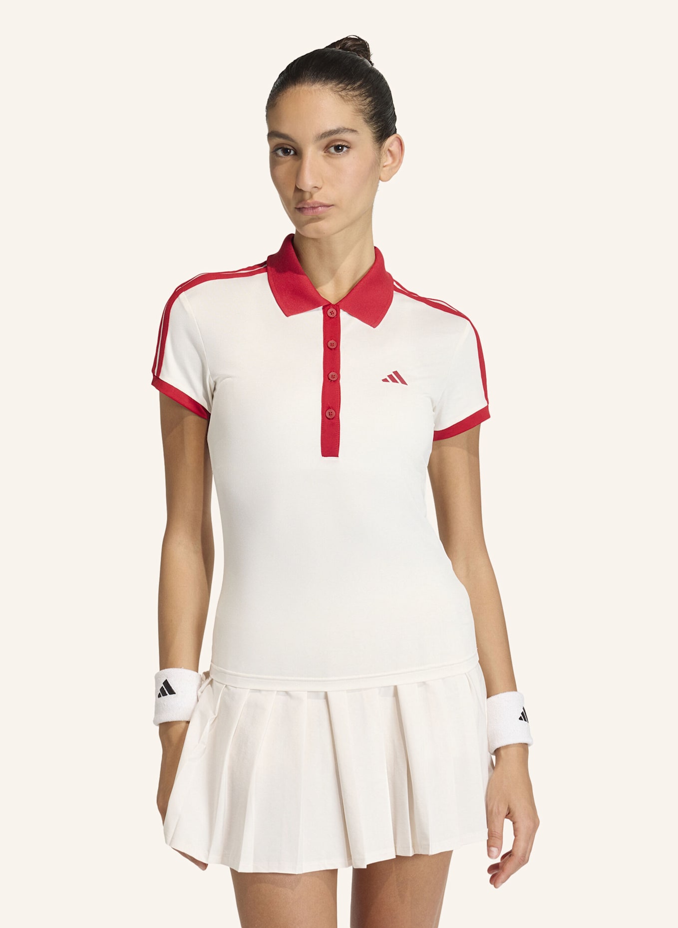 adidas Funktions-Poloshirt TENNIS CLASSICS: WEISS