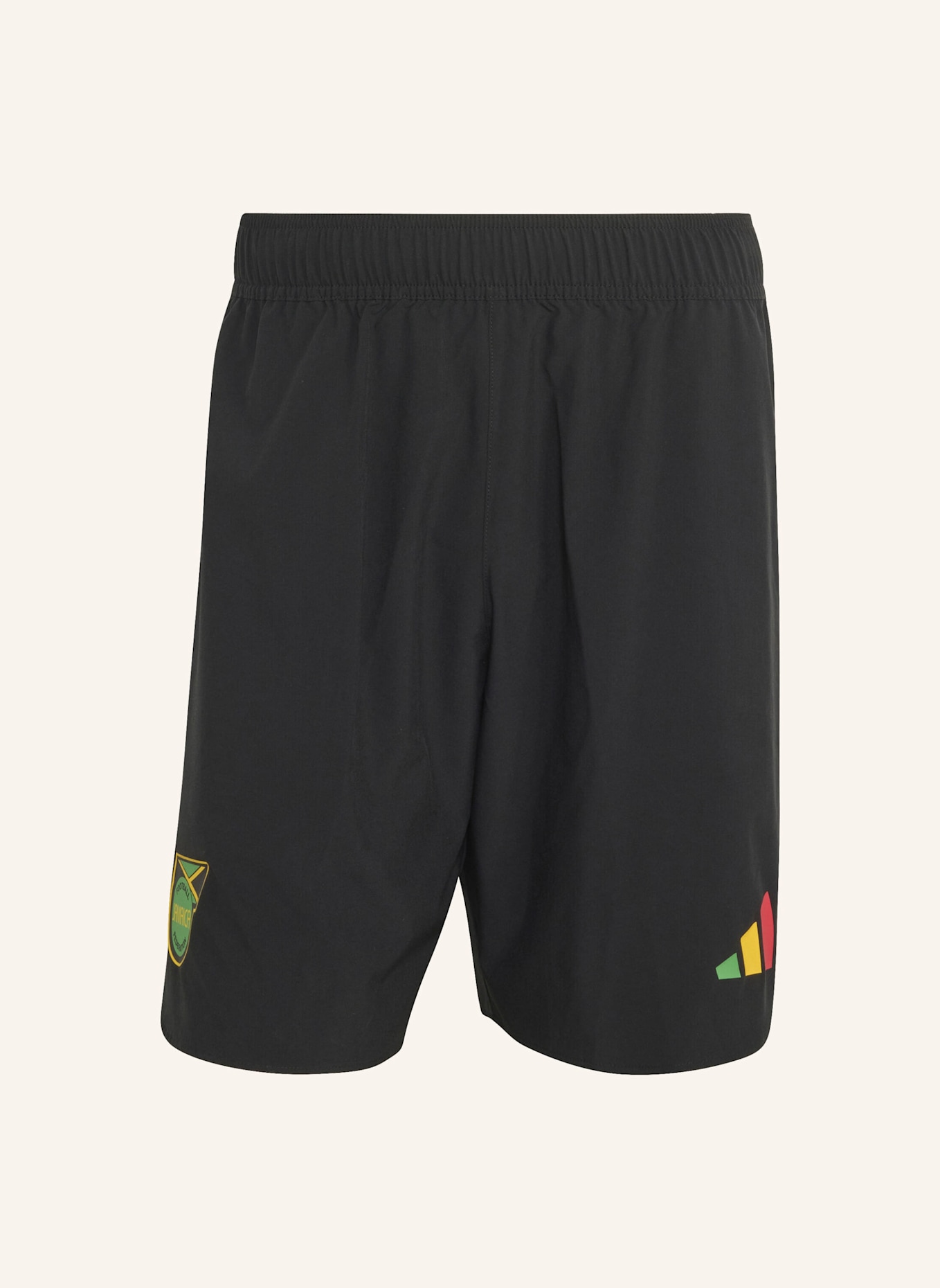 adidas JAMAIKA X BOB MARLEY TIRO TRAVEL SHORTS: SCHWARZ