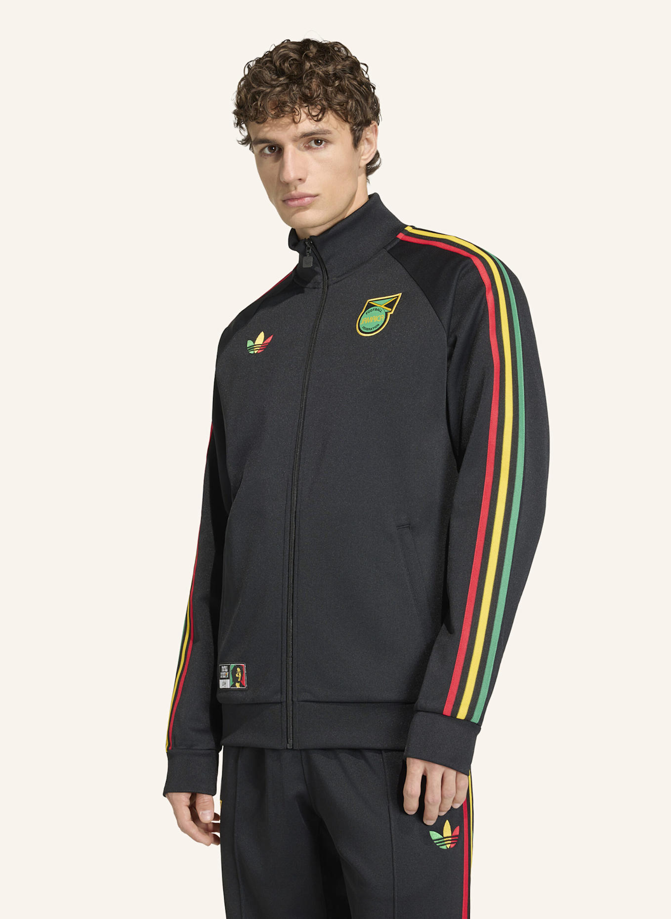 adidas JAMAIKA X BOB MARLEY ORIGINALS JACKE: SCHWARZ