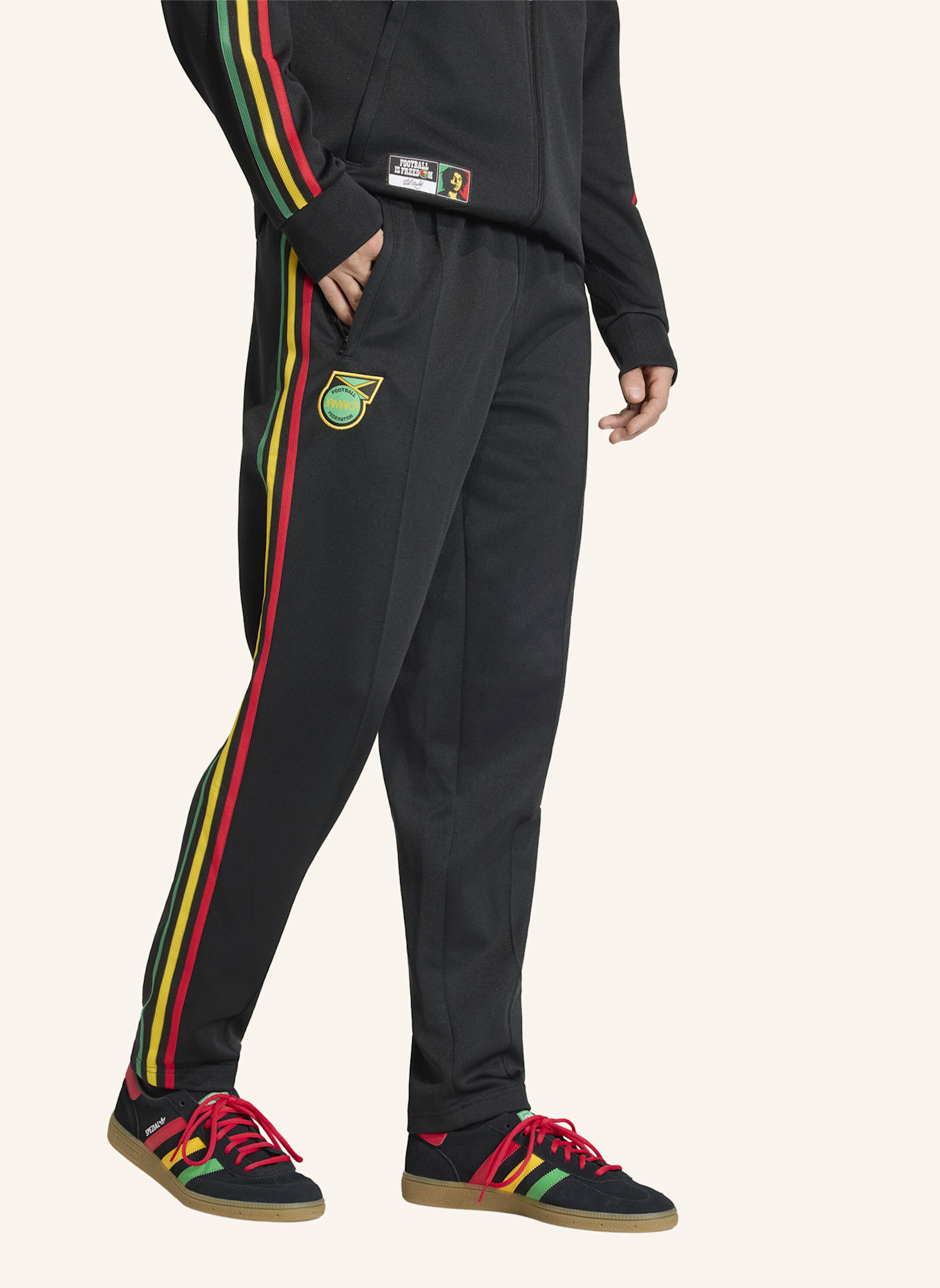 adidas JAMAIKA X BOB MARLEY ORIGINALS TRAININGSHOSE: SCHWARZ