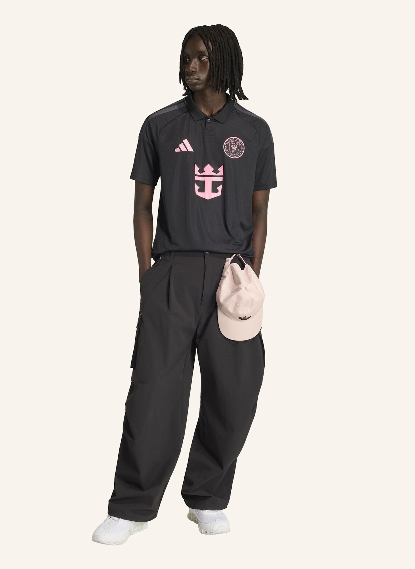 adidas INTER MIAMI 26/27 AUSWÄRTSTRIKOT: SCHWARZ