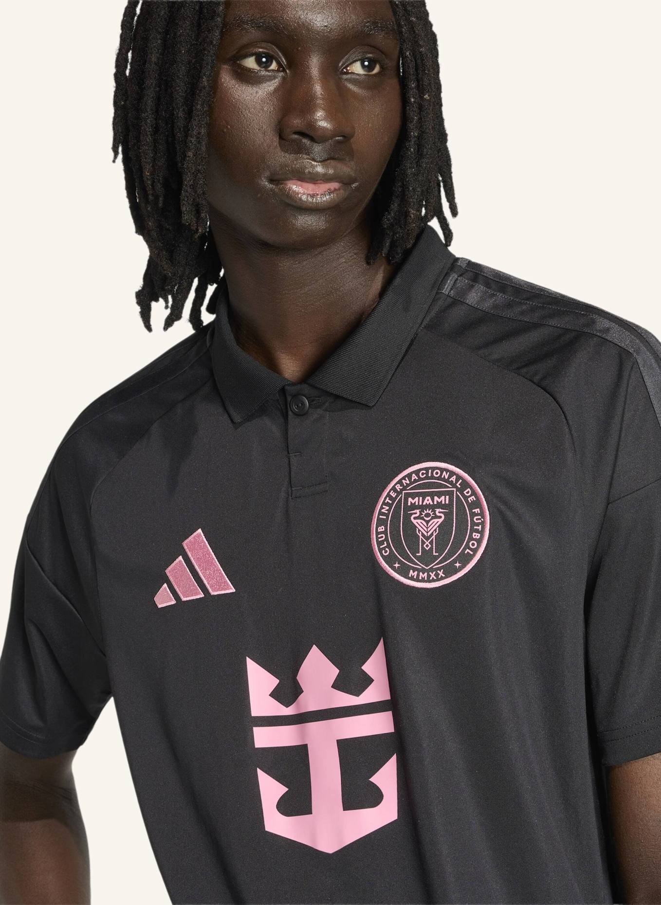 adidas INTER MIAMI 26/27 AUSWÄRTSTRIKOT: SCHWARZ