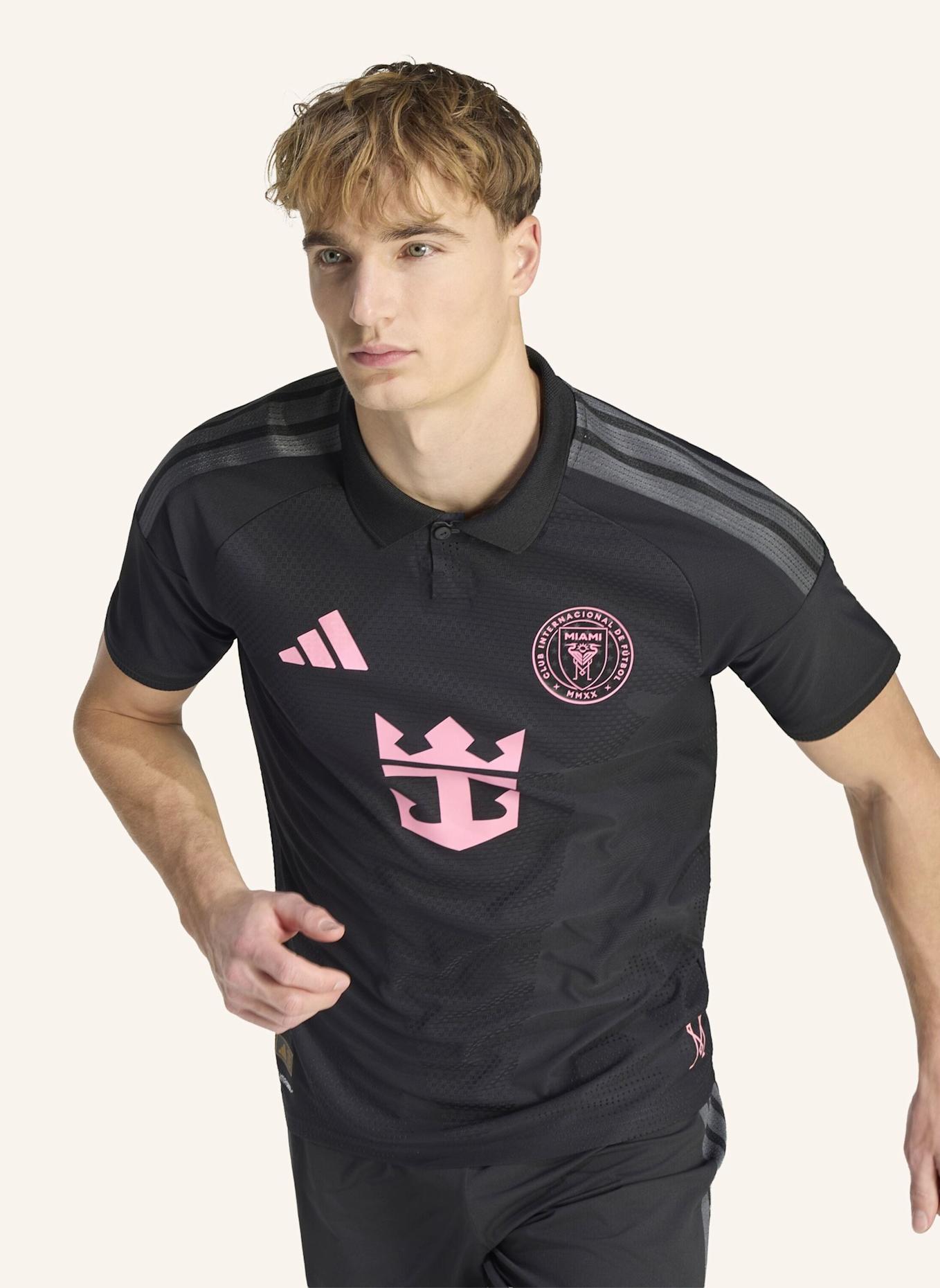 adidas INTER MIAMI 26/27 AUTHENTIC MESSI AUSWÄRTSTRIKOT: SCHWARZ