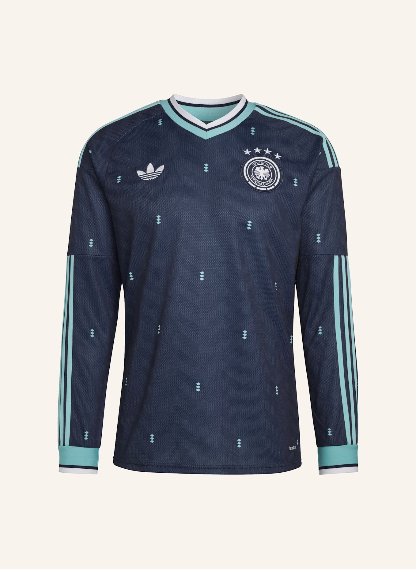 adidas DEUTSCHLAND 26 AUSWÄRTSTRIKOT, LANGÄRMELIG: BLAU
