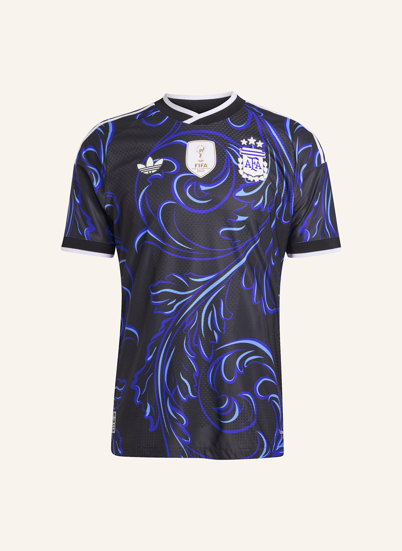 adidas ARGENTINIEN 26 AUSWÄRTSTRIKOT AUTHENTIC: SCHWARZ/ BLAU