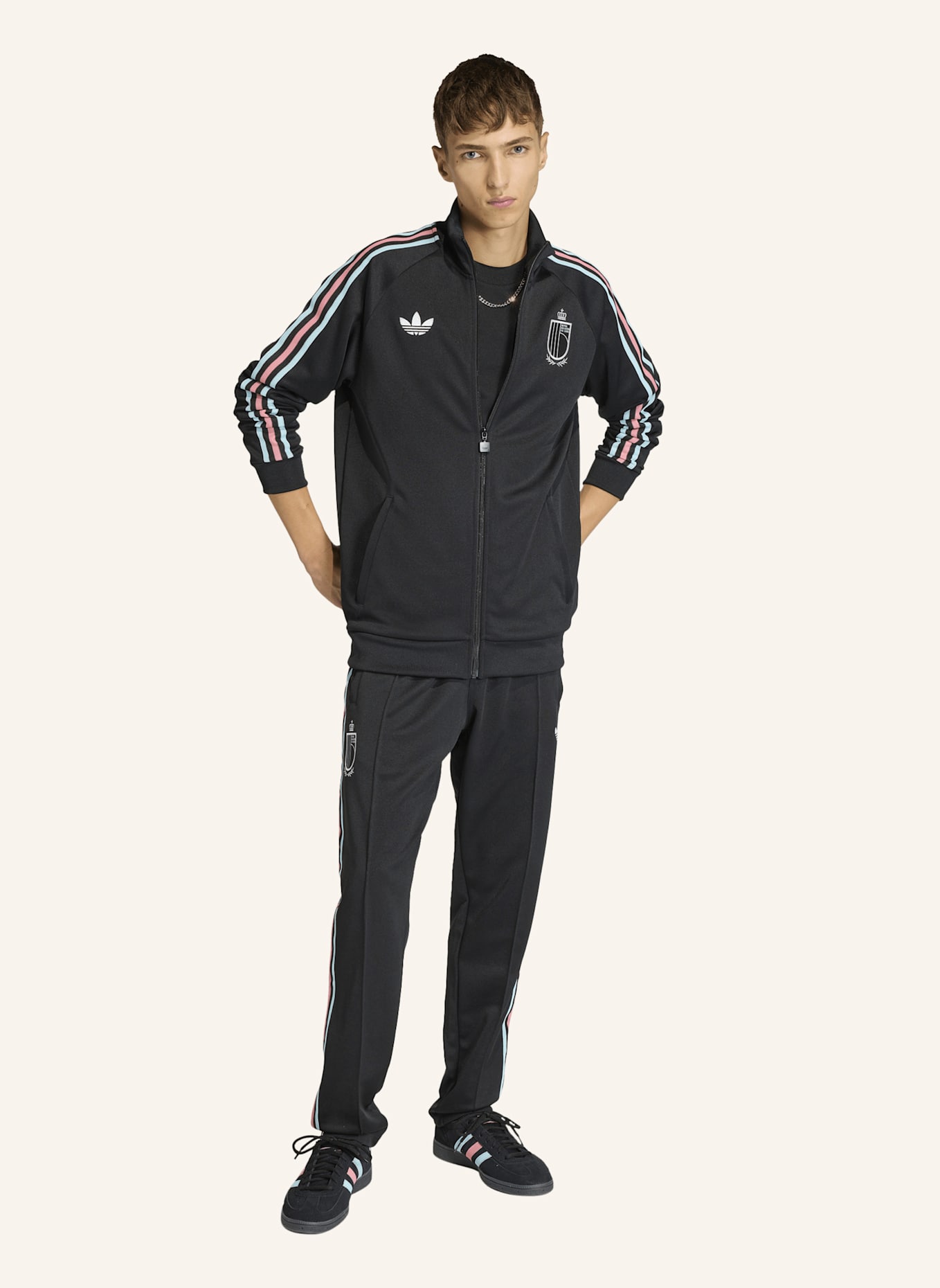 adidas BELGIEN ORIGINALS JACKE: SCHWARZ
