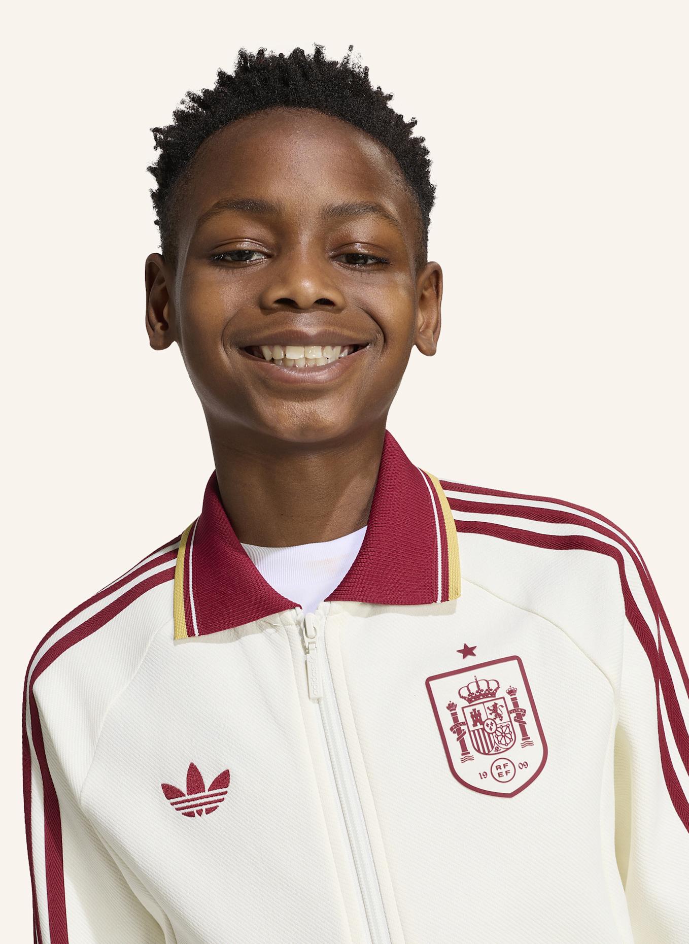 adidas SPANIEN ANTHEM KIDS AUSWÄRTSJACKE: WEISS