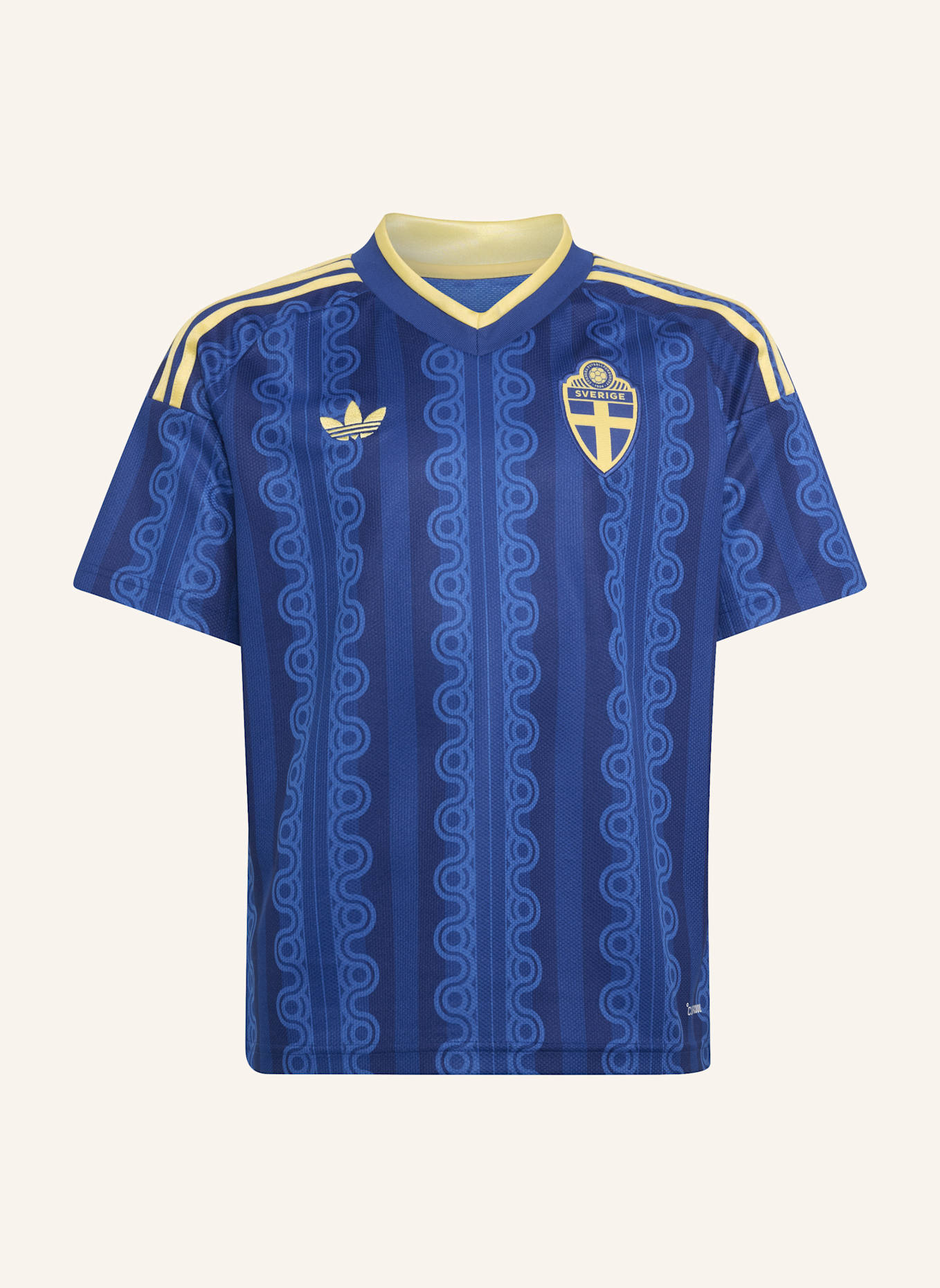 adidas SCHWEDEN 26 KIDS AUSWÄRTSTRIKOT: BLAU