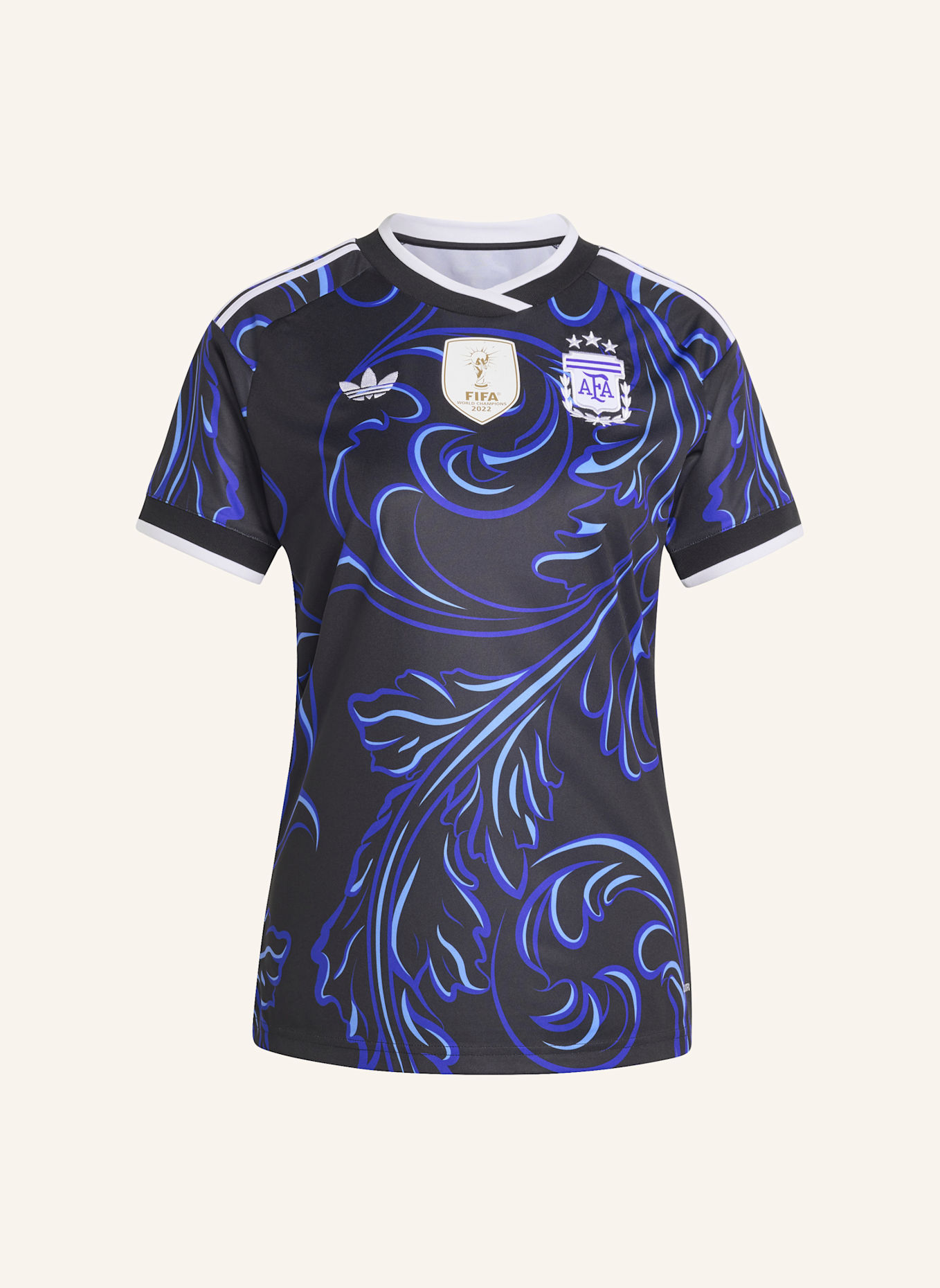 adidas ARGENTINIEN 26 AUSWÄRTSTRIKOT: SCHWARZ/ BLAU