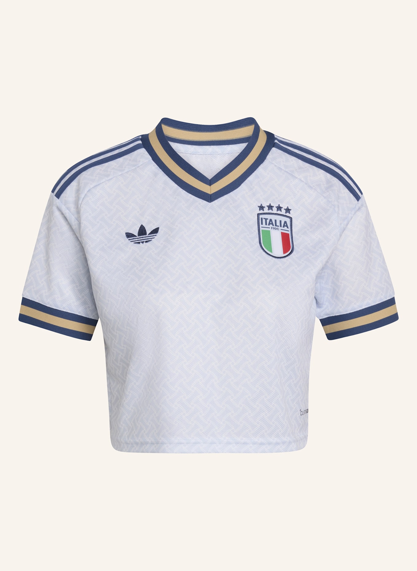 adidas ITALIEN 26 AUSWÄRTSTRIKOT, KÜRZER GESCHNITTEN: BLAU