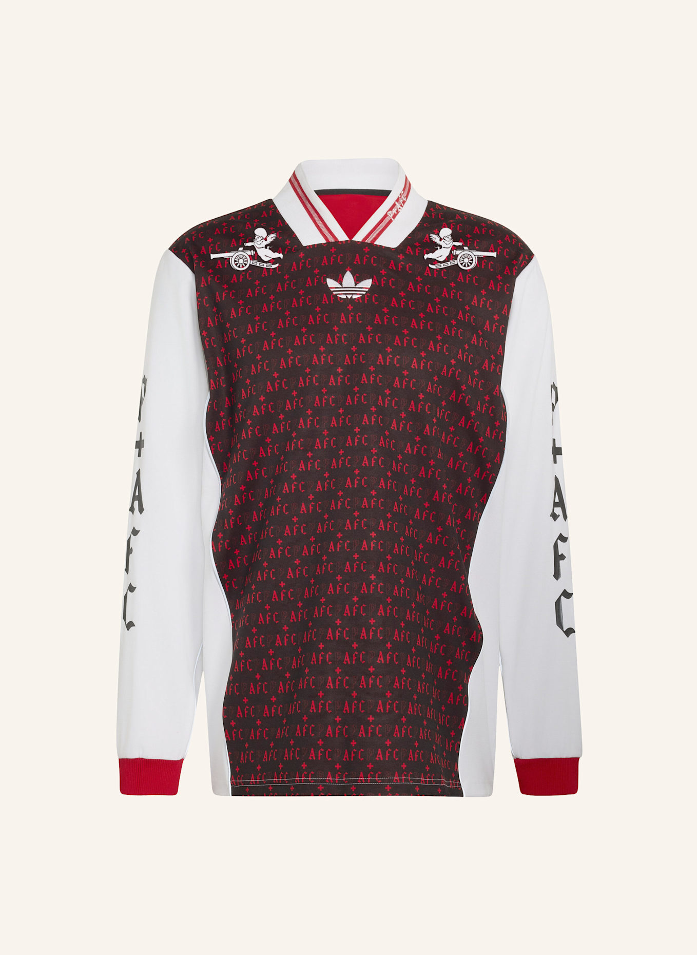 adidas ARSENAL FC PLACES+FACES LIFESTYLER TRIKOT: SCHWARZ/ WEISS