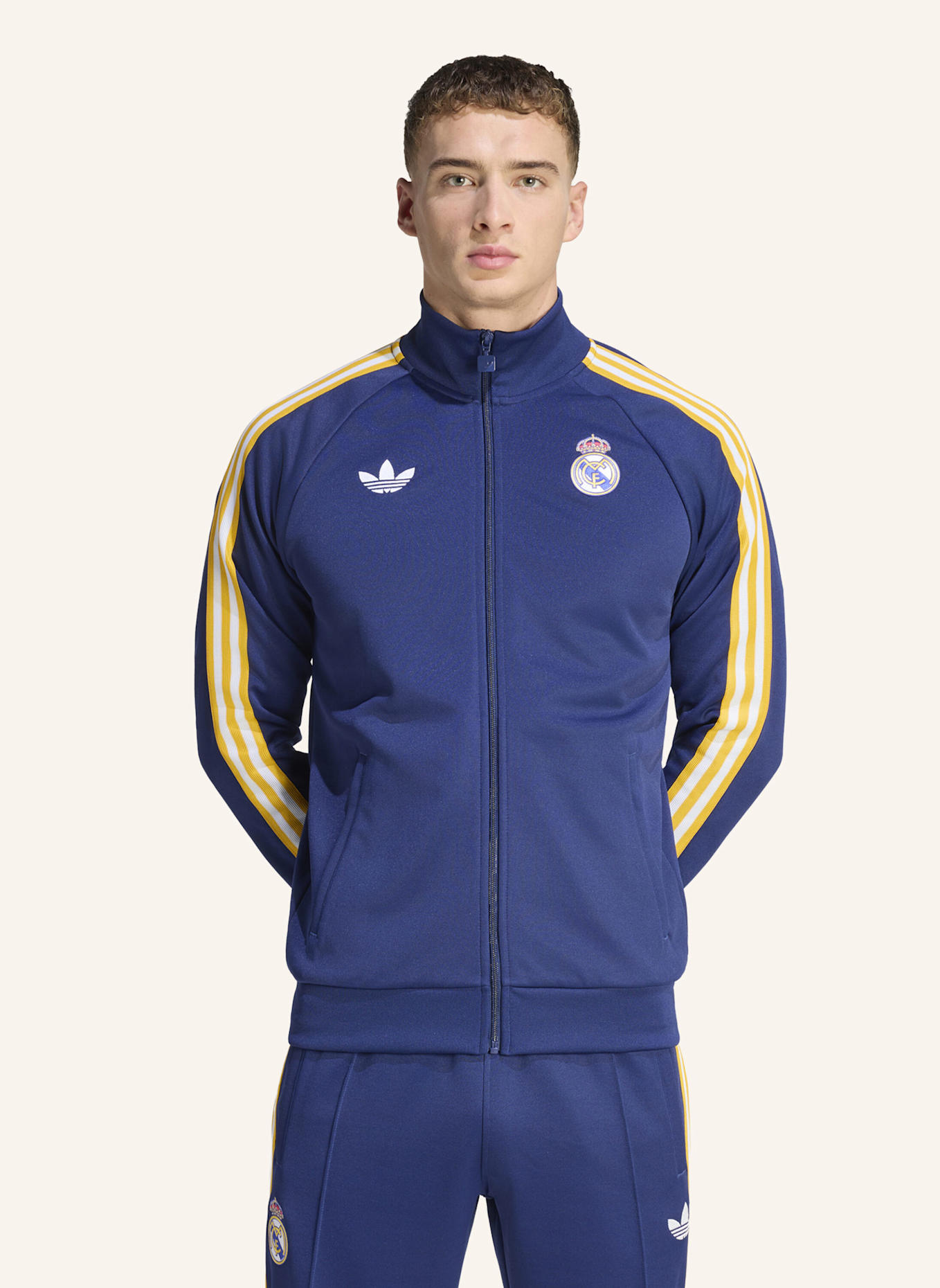 adidas REAL MADRID ORIGINALS JACKE: BLAU