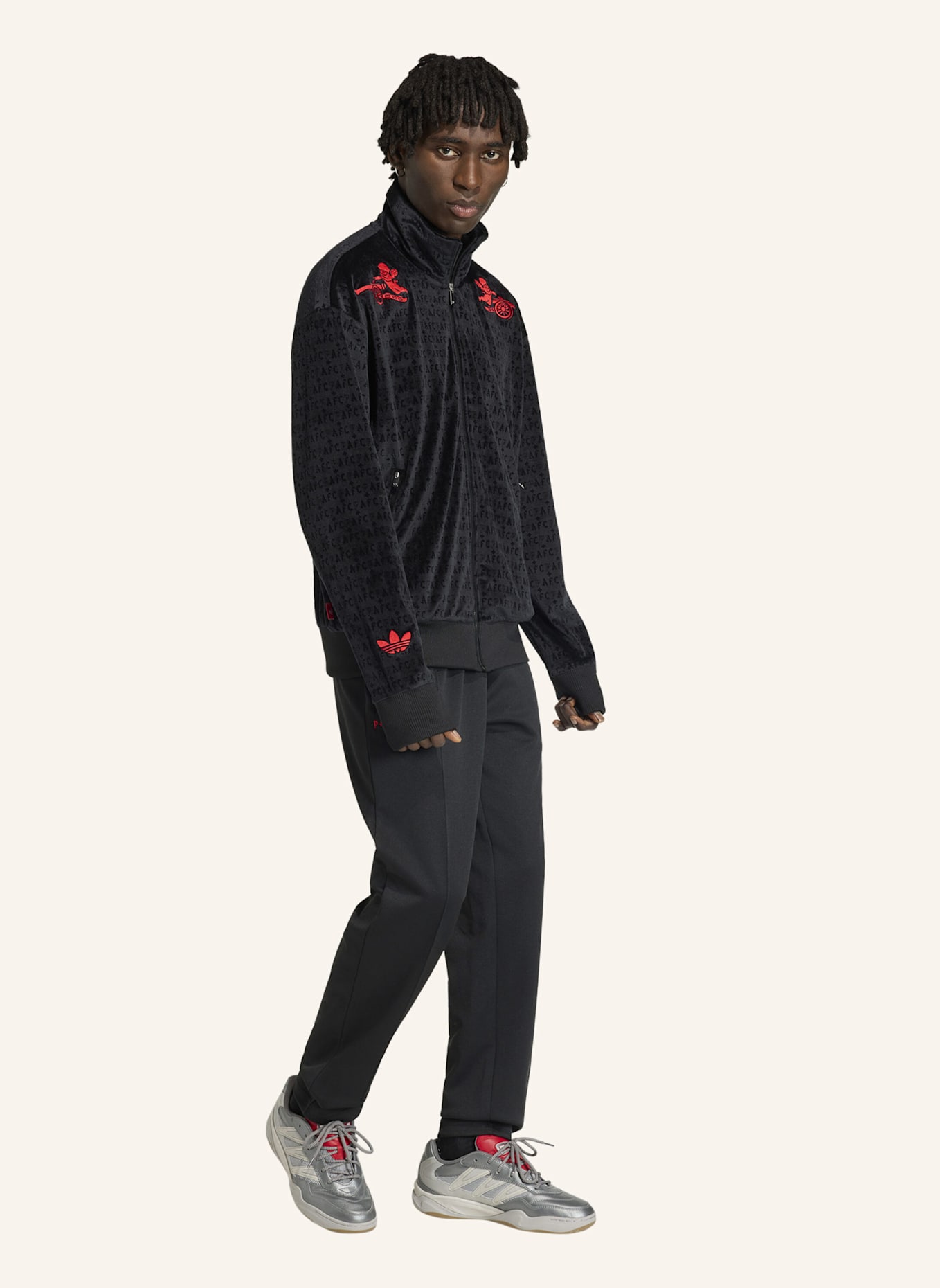 adidas ARSENAL FC PLACES+FACES TRACK TOP: SCHWARZ