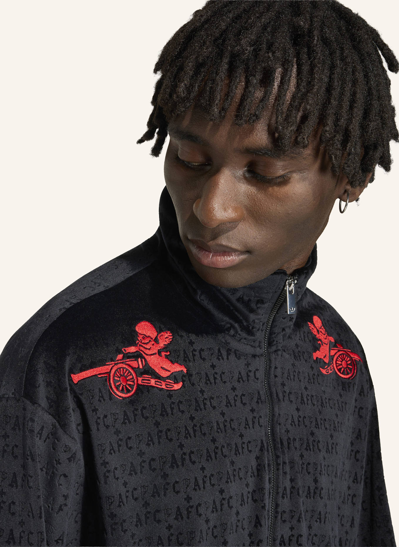 adidas ARSENAL FC PLACES+FACES TRACK TOP: SCHWARZ