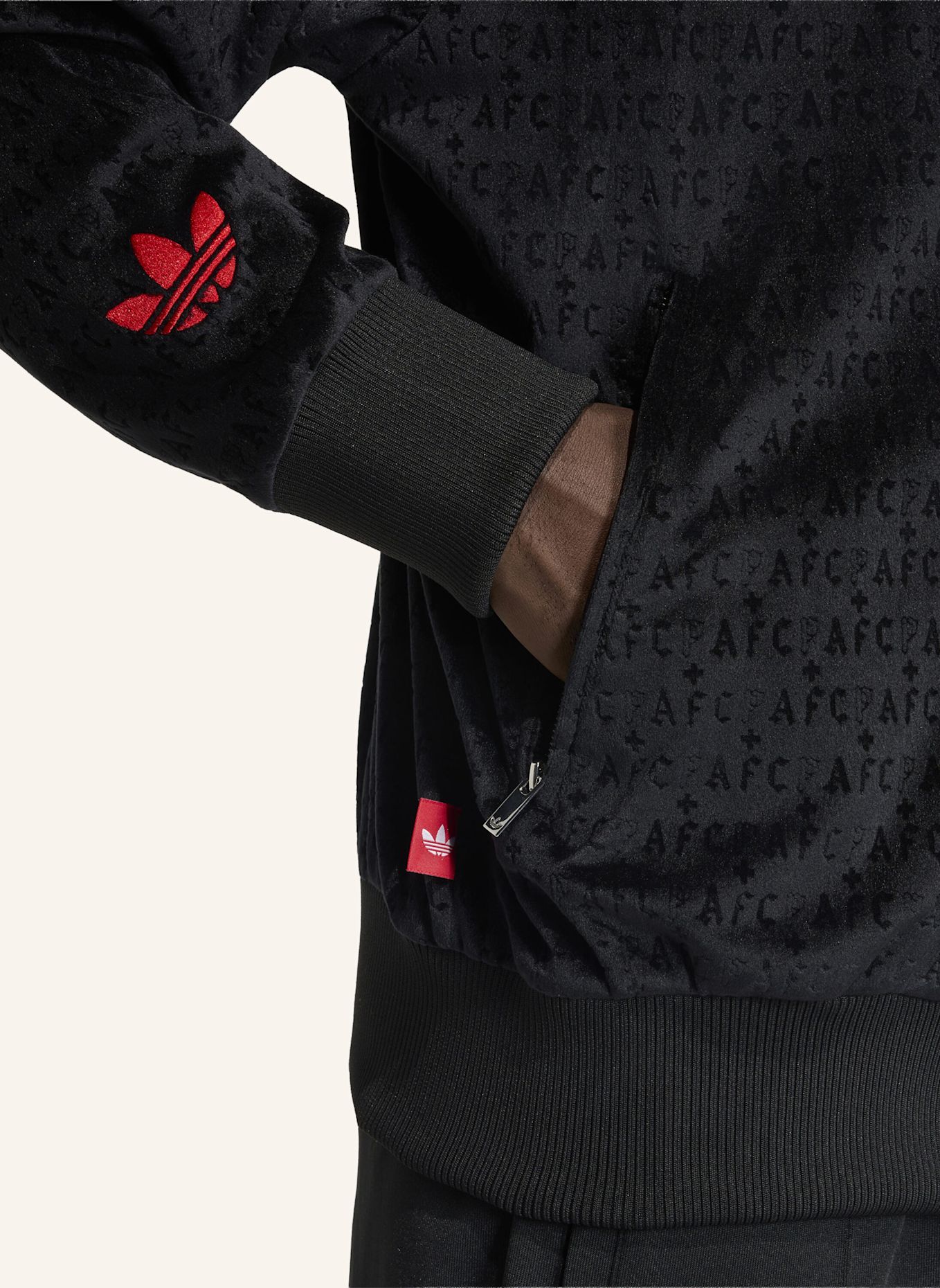 adidas ARSENAL FC PLACES+FACES TRACK TOP: SCHWARZ