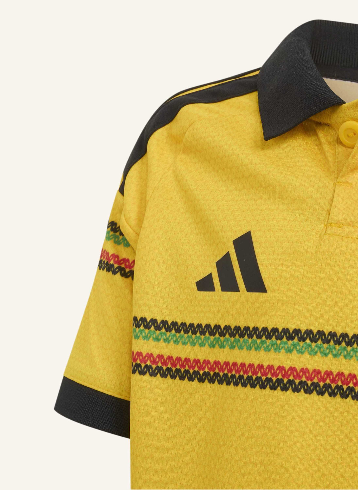 adidas JAMAIKA 26 X BOB MARLEY KIDS HEIMAUSRÜSTUNG: GOLD
