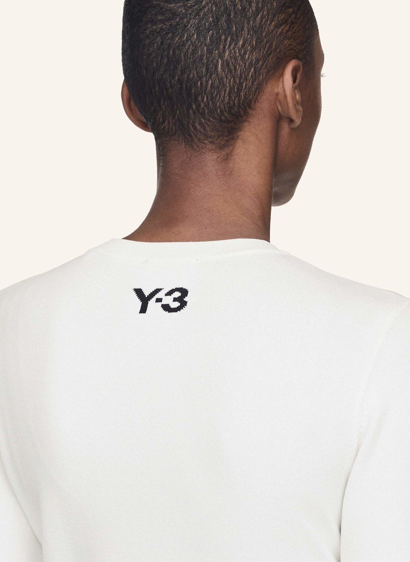Y-3 Y-3 3-STREIFEN LANGÄRMLIGES SHIRT: SCHWARZ